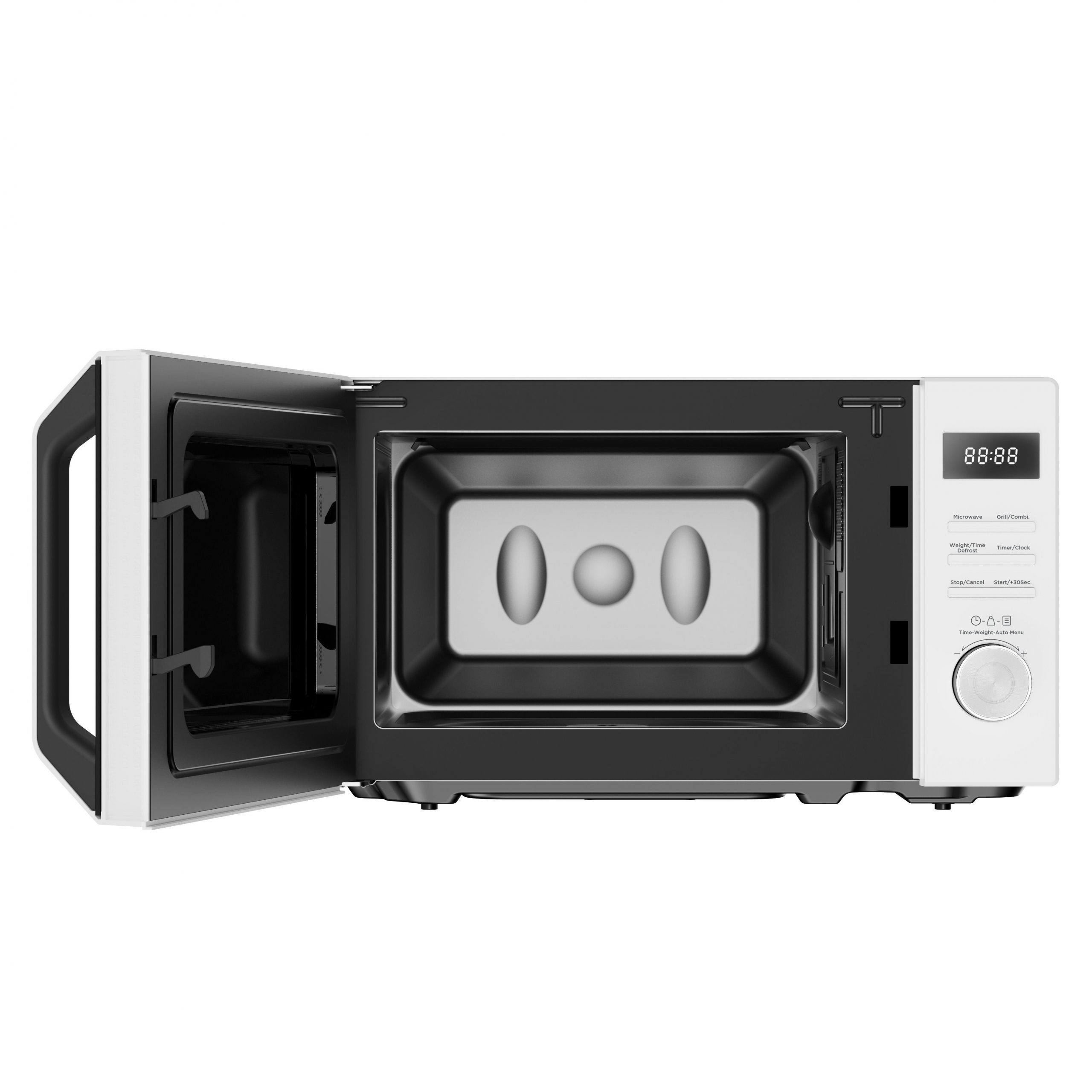 Midea AG20CF2E Bianco Forno Microonde 800W 20 Litri con Grill 1000W - immagine 2