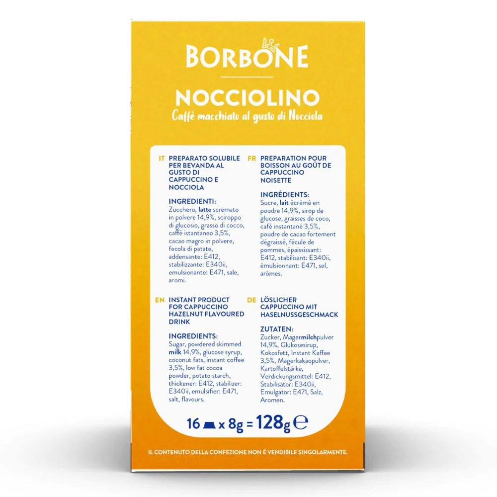 Caffe Borbone Nocciolino Confezione 16 Capsule Caffe Compatibili A Modo Mio - immagine 6