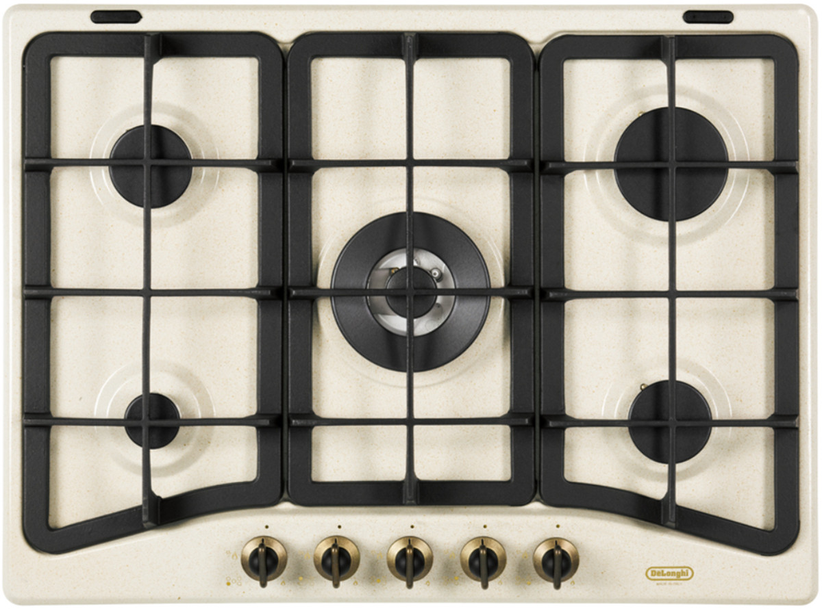 De Longhi AVF57PRO Avena Piano Cottura Gas 70CM 4 Fuochi 1 Triplo Corona Avena - immagine 3