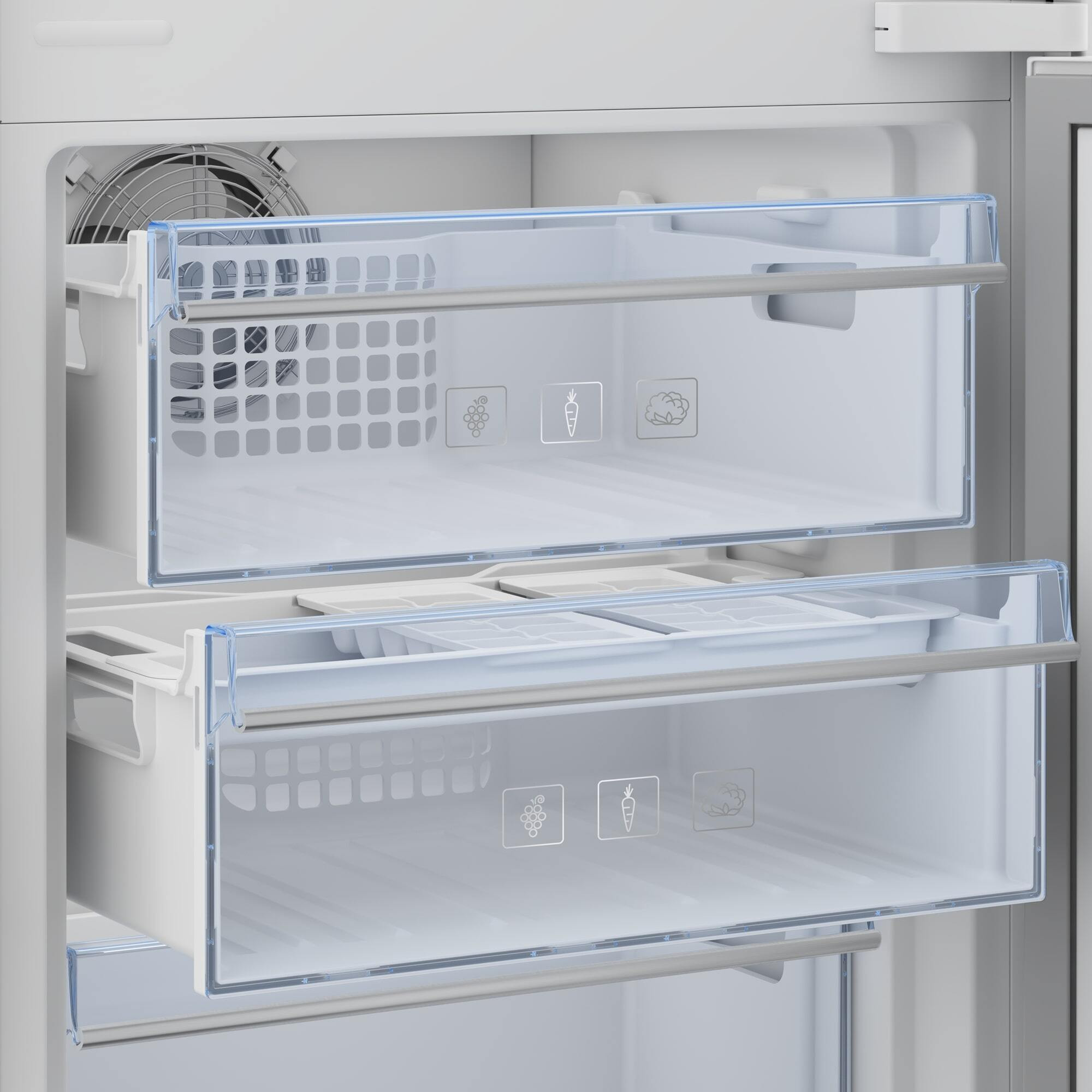Beko BCNA306E4SN Frigorifero Combinato da Incasso 306LT Altezza 194CM 5 Ripiani - immagine 6
