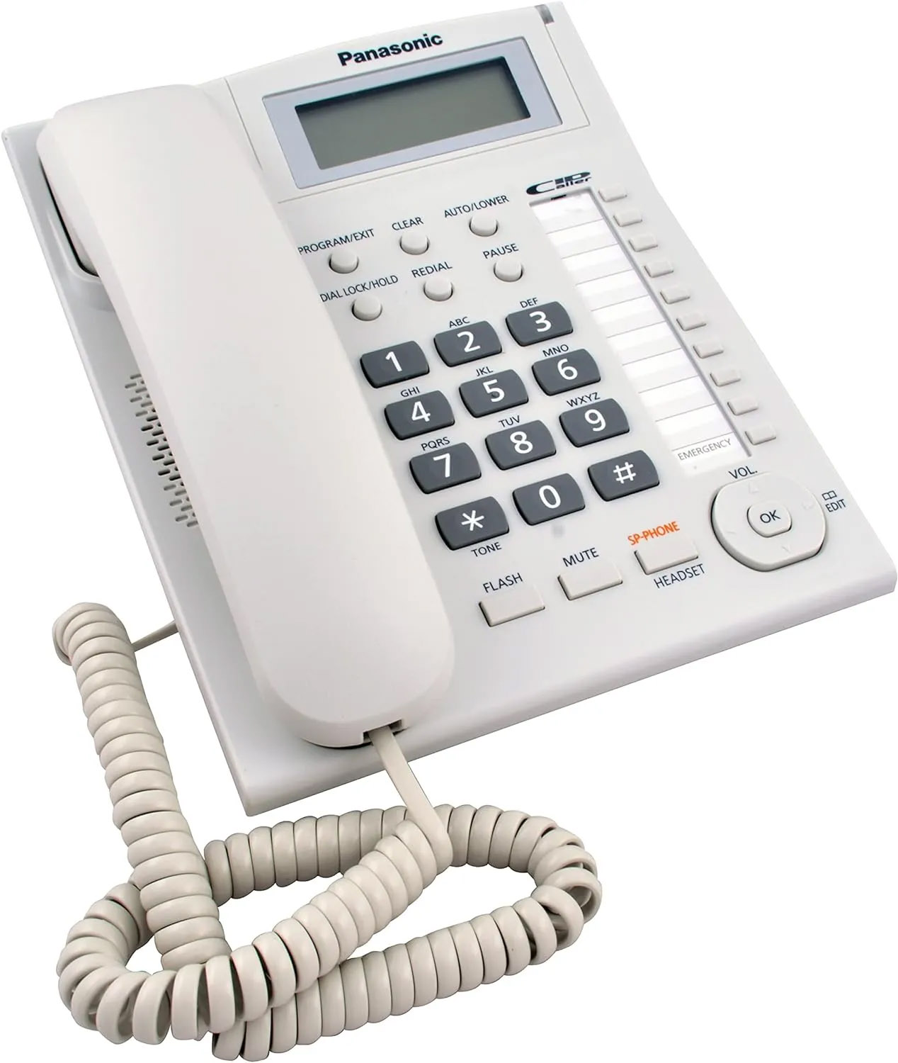 Panasonic KXTS880 Bianco Telefono a Filo con Vivavoce - immagine 2