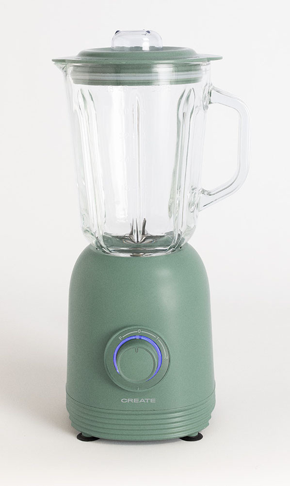 Create Blender Matt Verde Frullatore con Bicchiere in Vetro 800W - immagine 4
