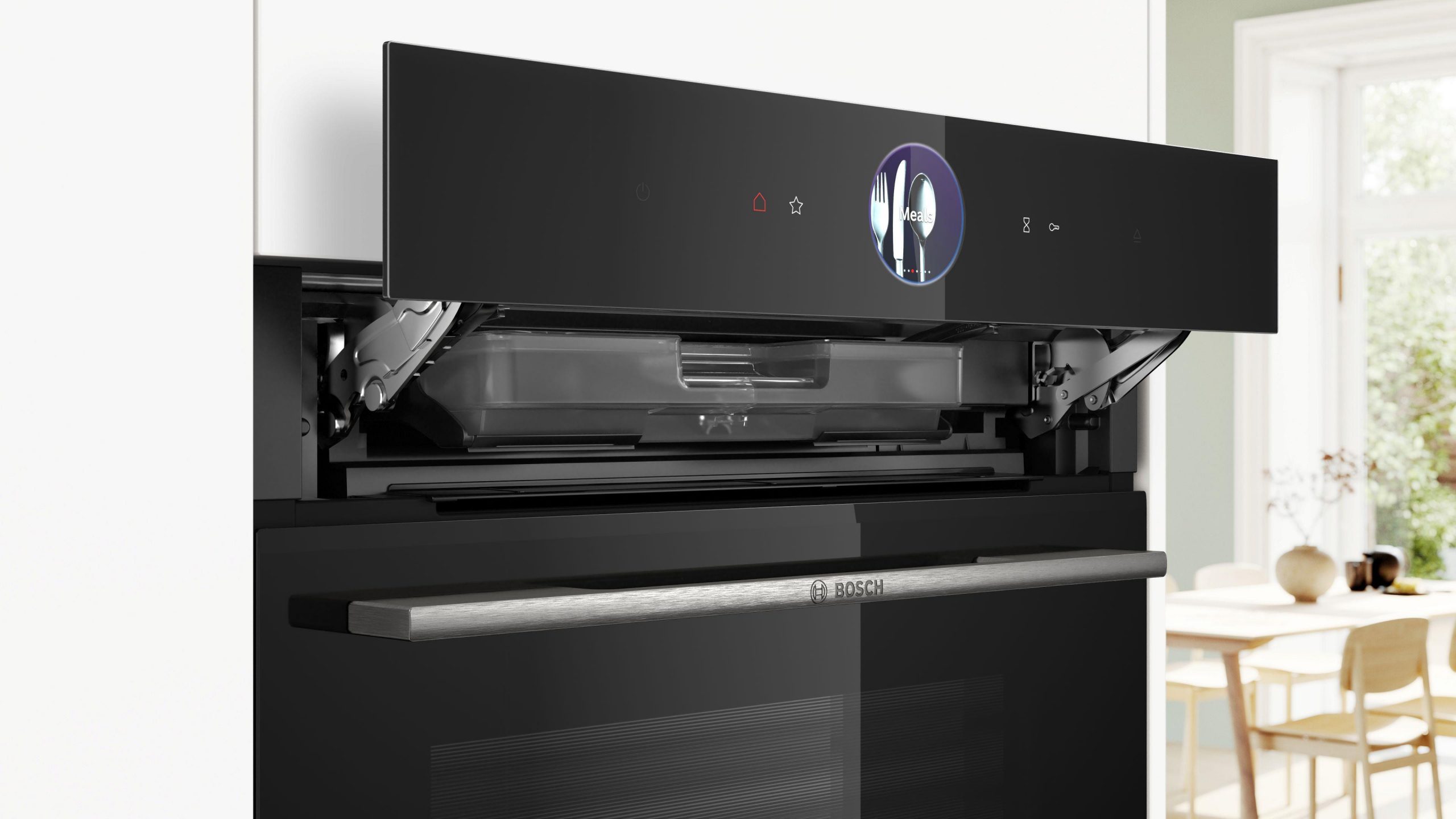 Bosch HRG7764B1 Nero Forno da Incasso Multifunzione a Vapore 60CM 72 Litri - immagine 3