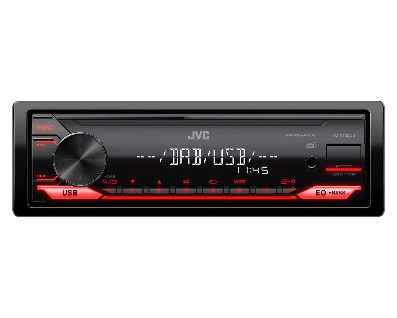 JVC KDX182DB Autoradio con Antenna DAB con Ingresso USB - immagine 2