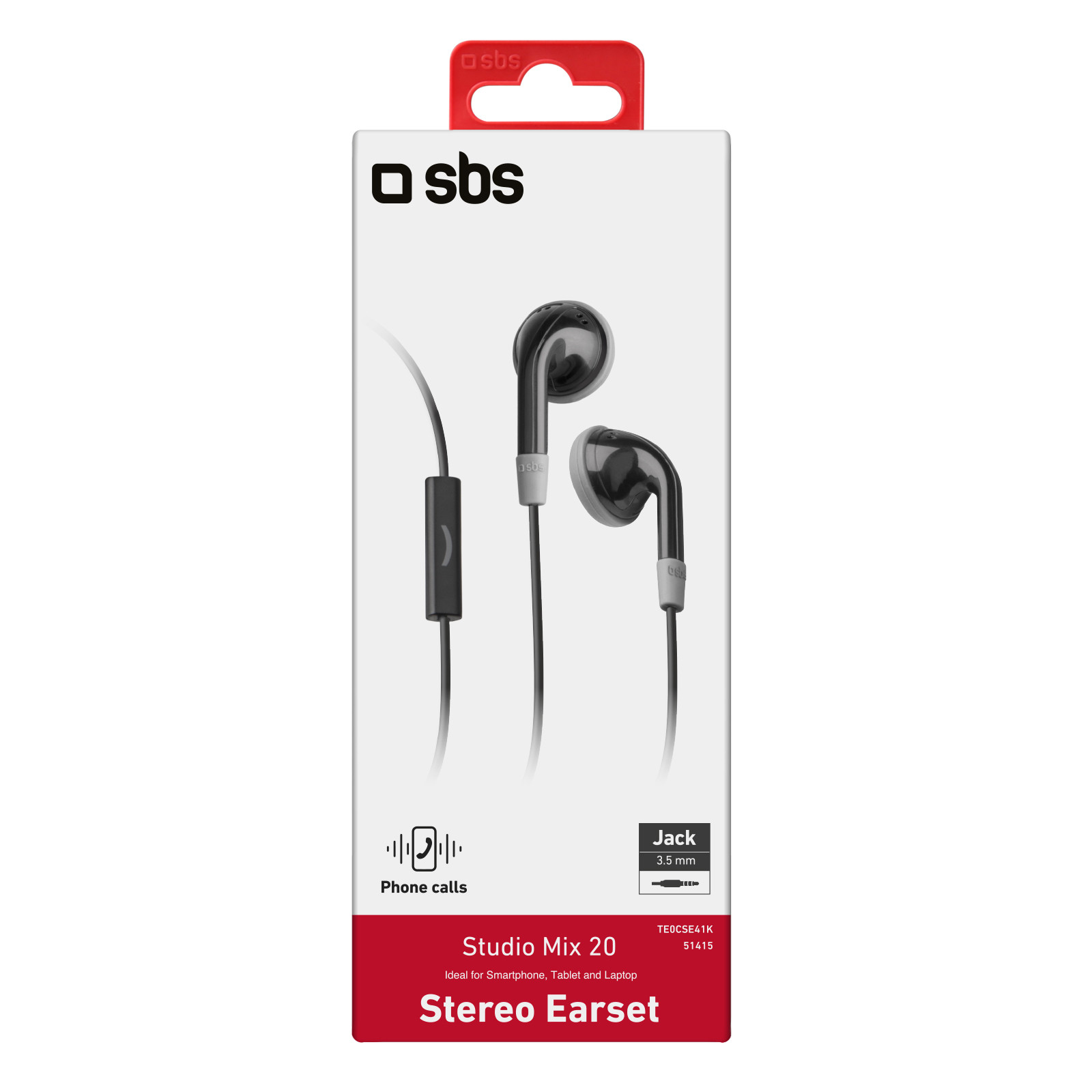 SBS TE0CSE41K Auricolari con Filo Connettore Jack 3.5MM - immagine 3