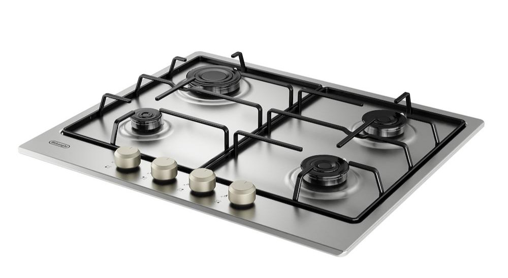 De Longhi YLG60F Piano Cottura a Gas 60CM 4 Fuochi con Griglie Smaltate - immagine 2