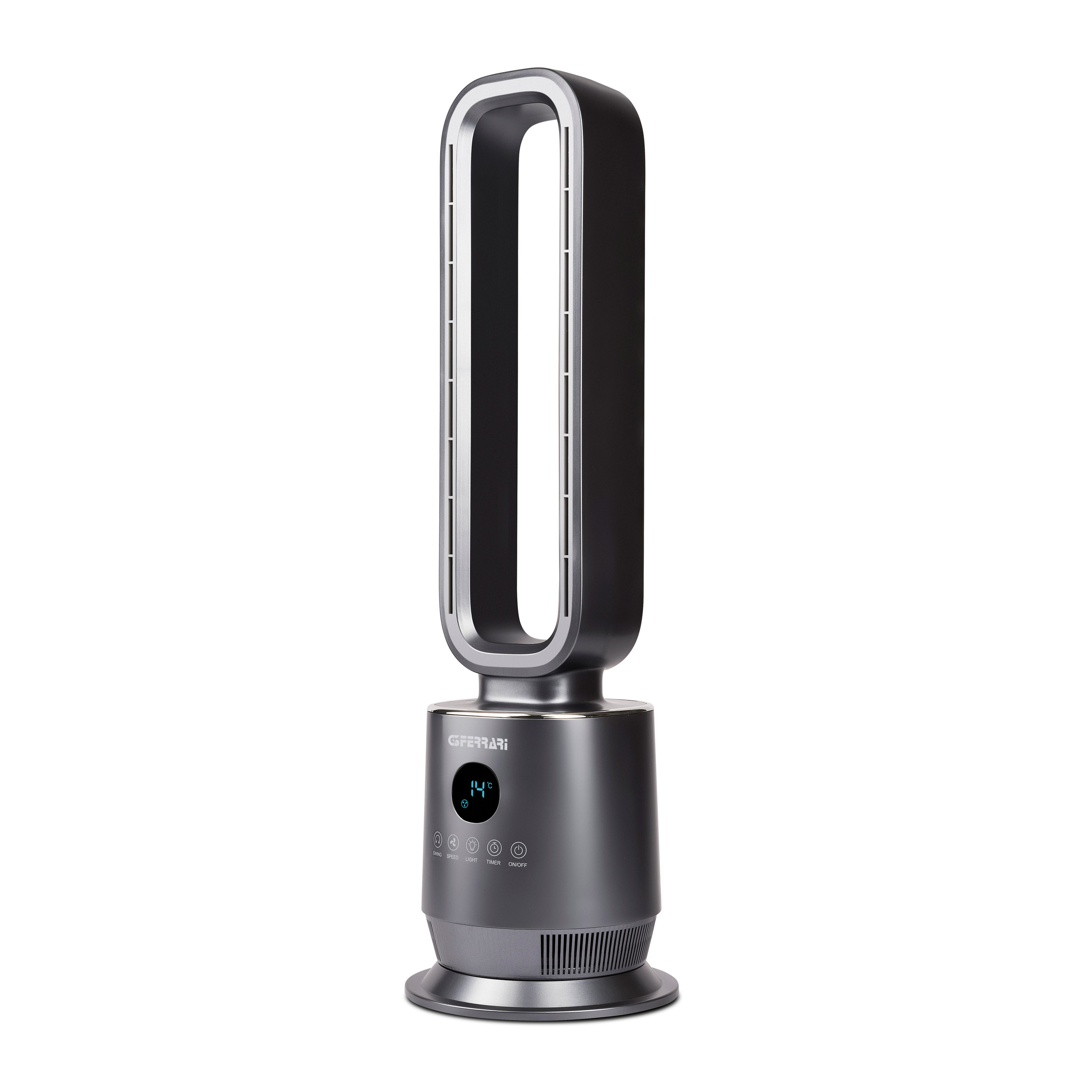 G3 Ferrari Wind Mastro Nero Ventilatore a Torre 50W 3 Velocita Senza Pale - immagine 2