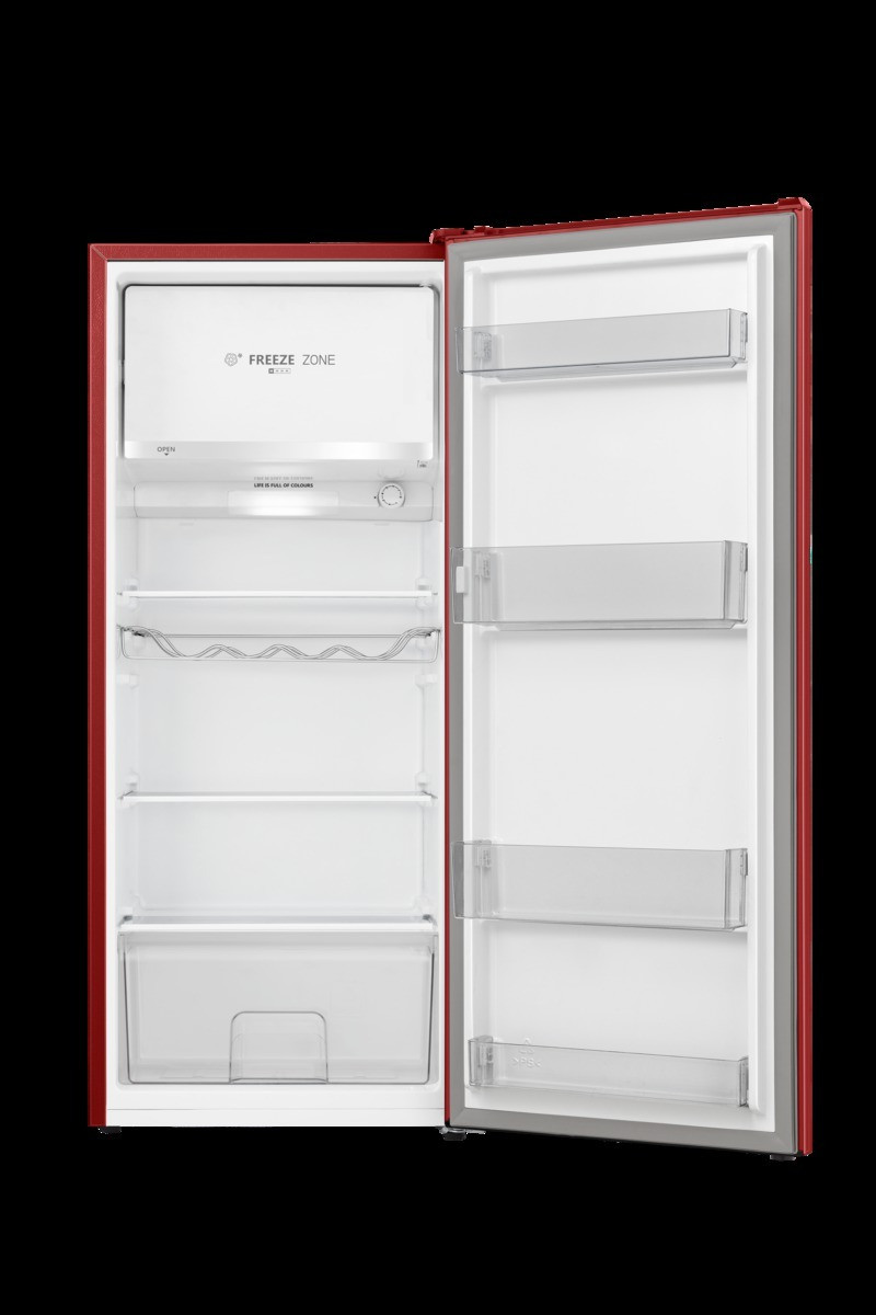 Hisense RR220D4ERE Rosso Frigorifero Monoporta 165 Litri Statico - immagine 2