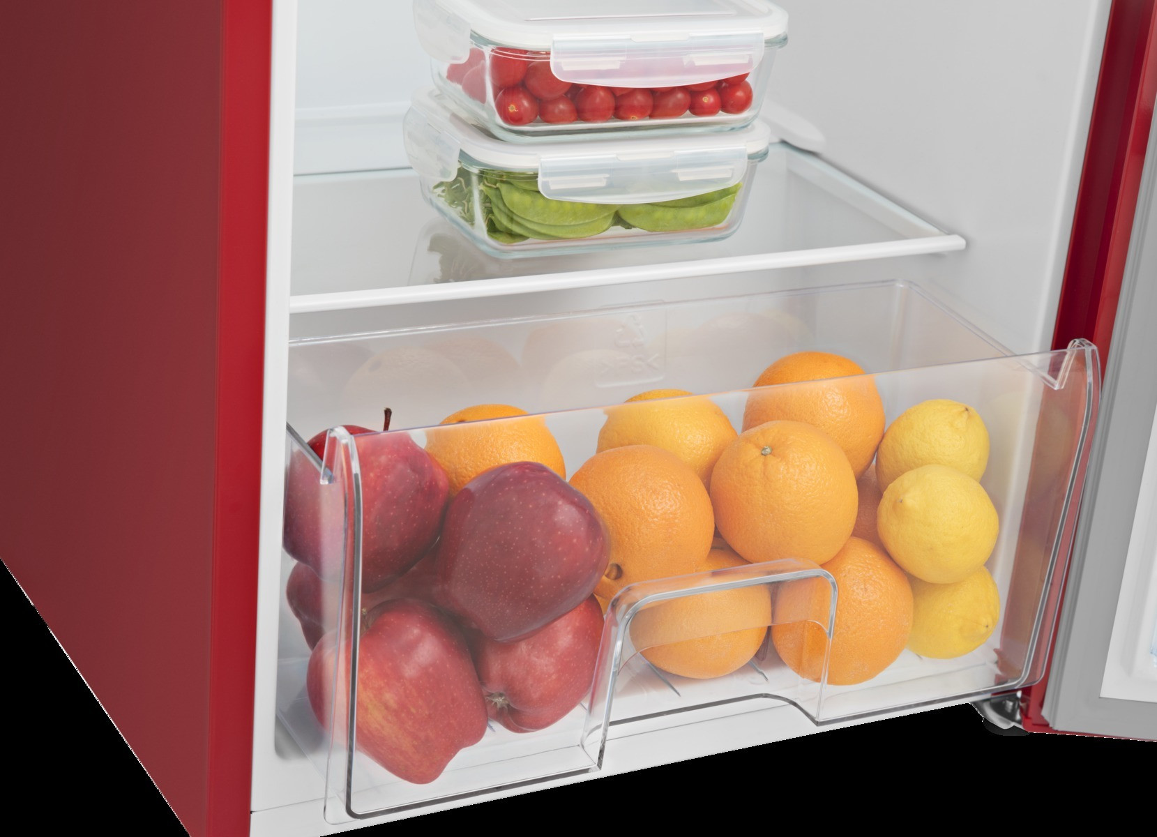 Hisense RR220D4ERE Rosso Frigorifero Monoporta 165 Litri Statico - immagine 3