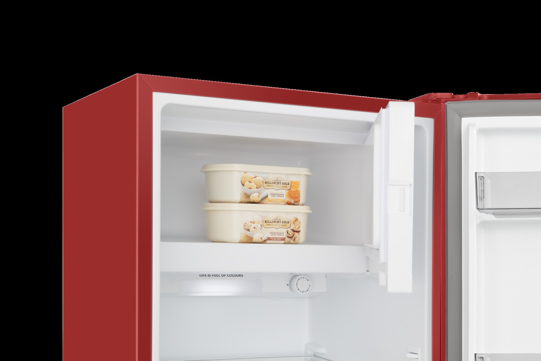 Hisense RR220D4ERE Rosso Frigorifero Monoporta 165 Litri Statico - immagine 4