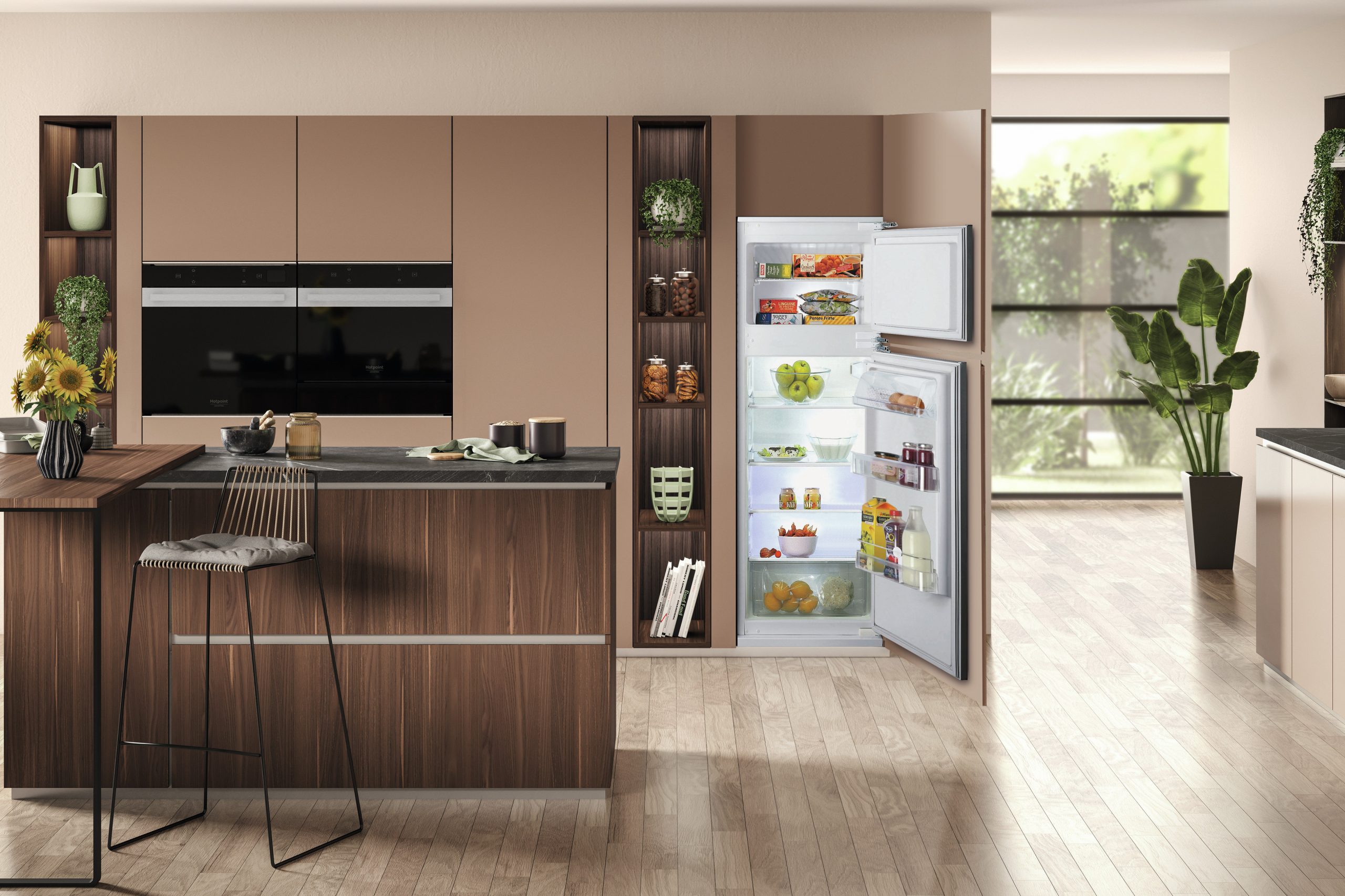 Hotpoint-Ariston BDFS2422 Frigorifero Doppia Porta da Incasso 218 LT Alto 144CM - immagine 2