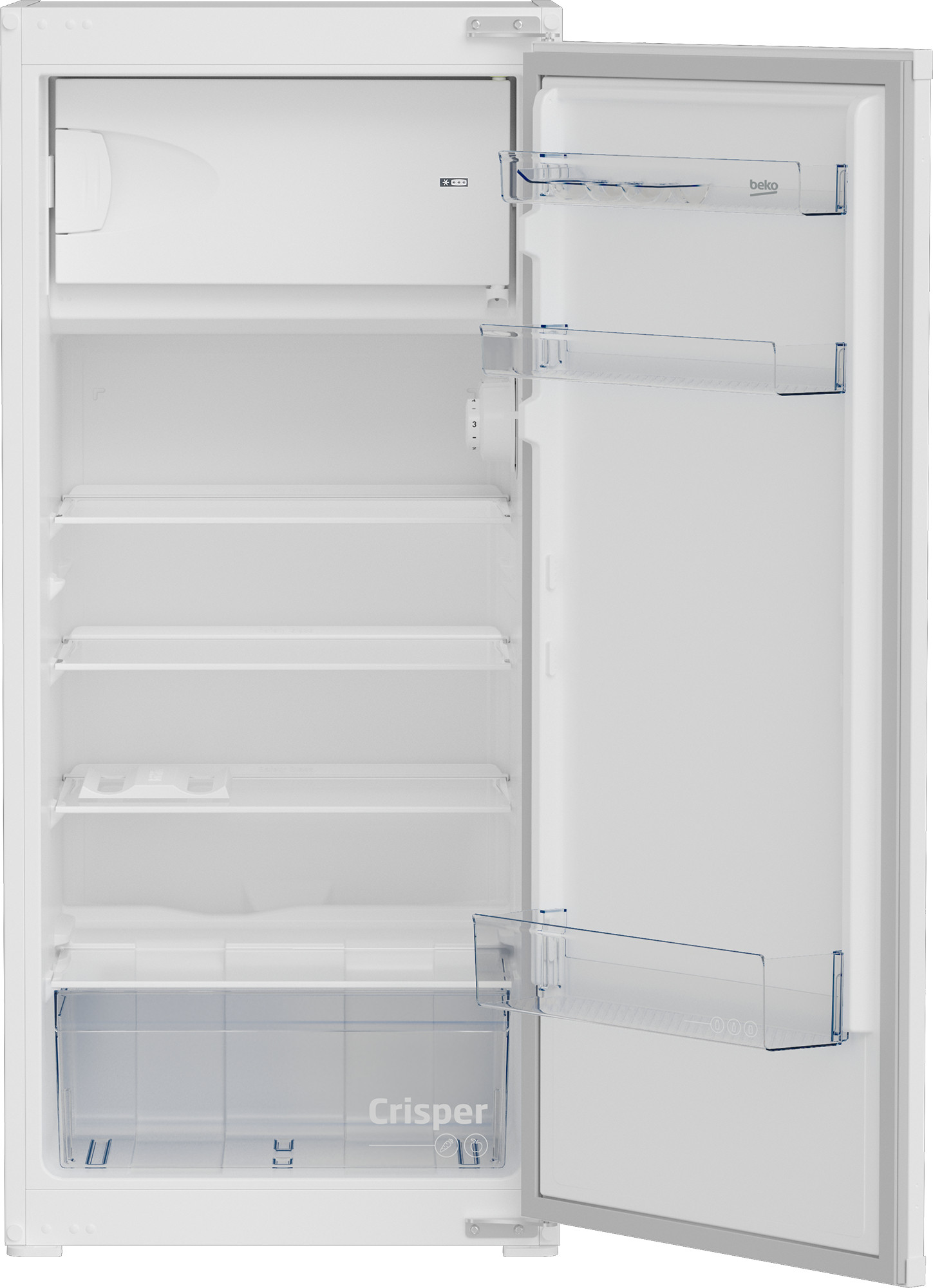 Beko BSSA210K4SN Frigorifero Monoporta da Incasso 175 Litri Alto 121CM - immagine 2