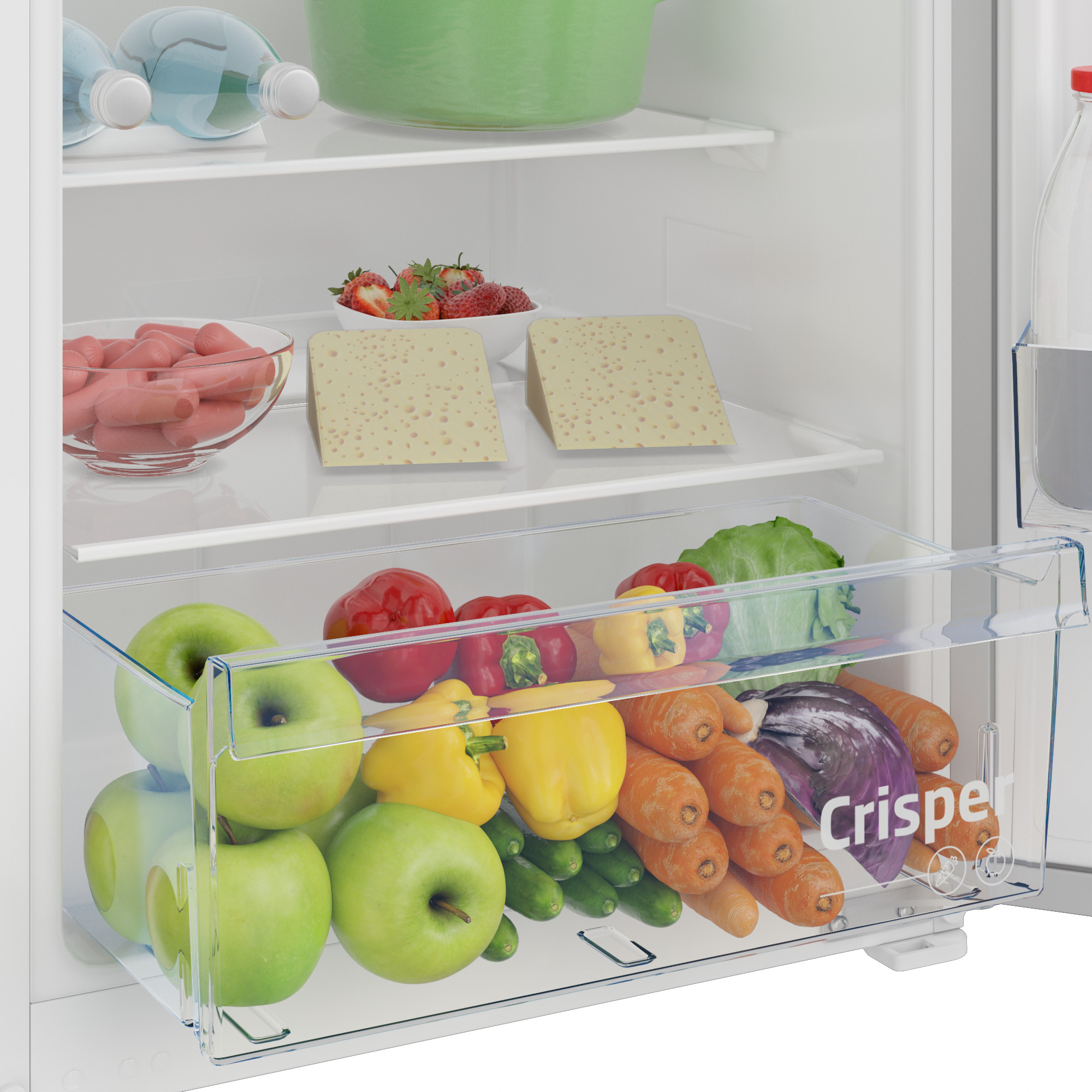 Beko BSSA210K4SN Frigorifero Monoporta da Incasso 175 Litri Alto 121CM - immagine 6