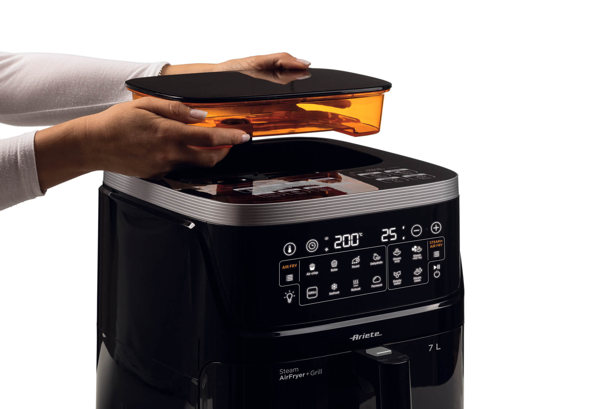 Ariete Friggitrice ad Aria Con Funzione Vapore e Grill 1700w Capacita 7 Litri - immagine 5
