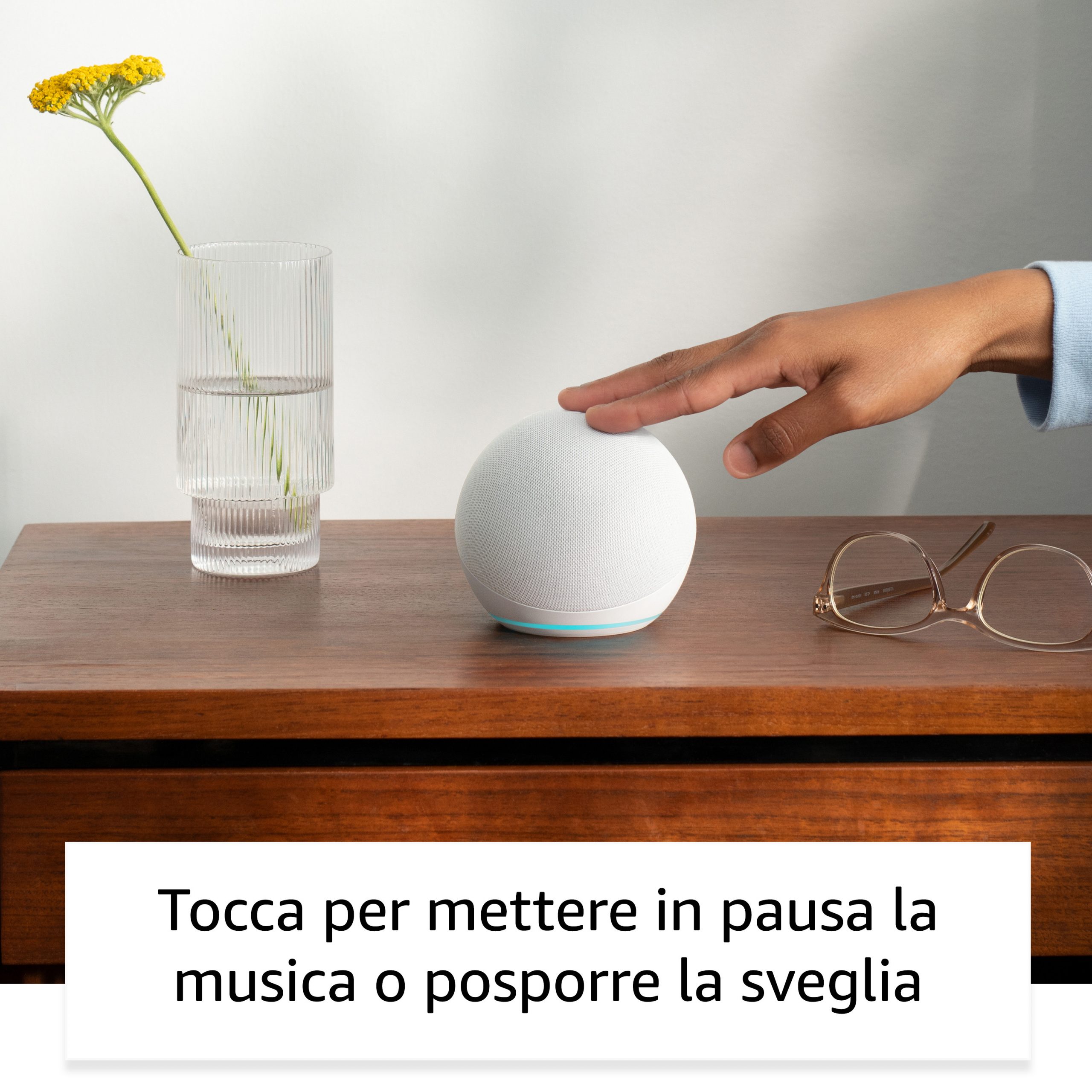 Echo Dot 5 Gen Blue Altoparlante Intelligente con Alexa Wi-Fi e Bluetooth - immagine 6