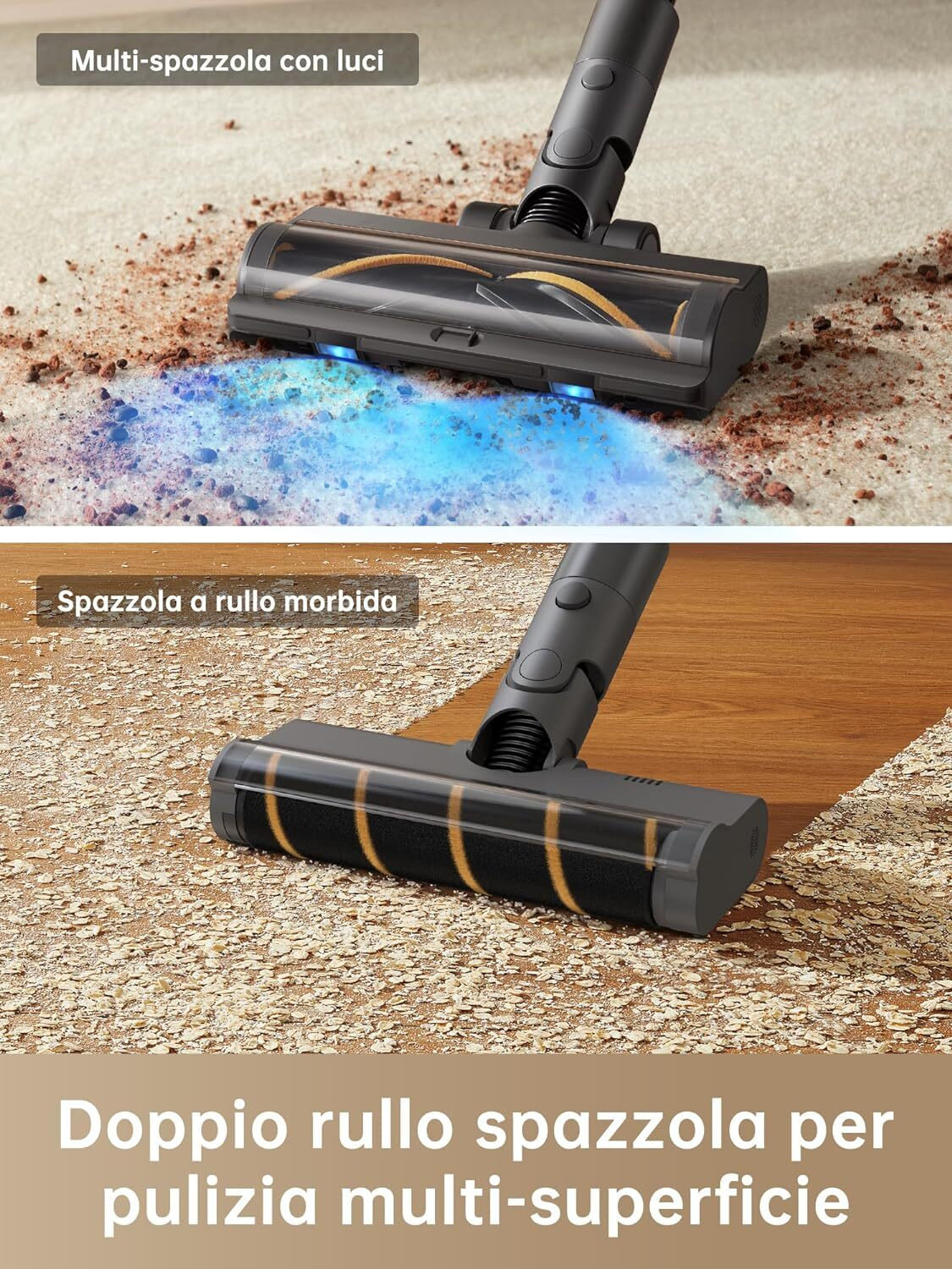 Dreame R20 Scopa Ricaricabile Senza Sacco con Turbospazzola - immagine 4