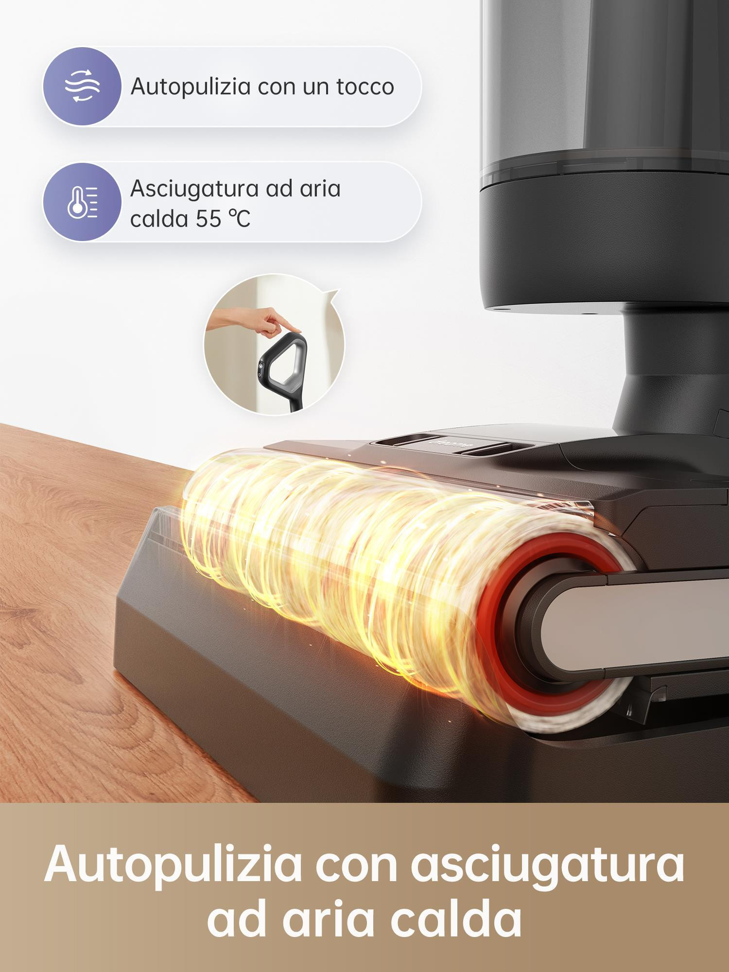 Dreame H12 Pro Aspirapolvere Lavapavimenti con 2 Serbatoi - immagine 3
