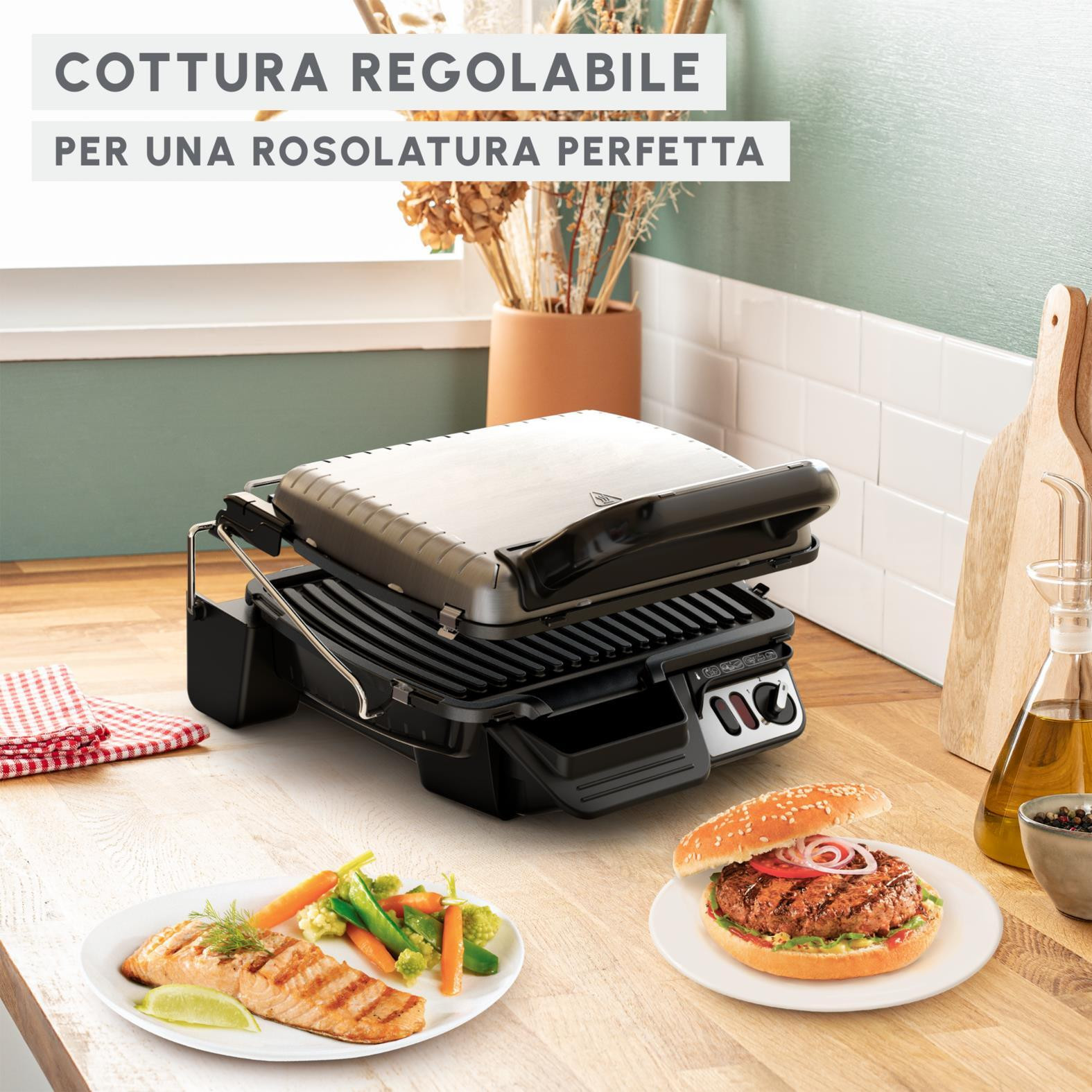 Moulinex UltraCompact Comfort Bistecchiera Elettrica 2000W - immagine 2