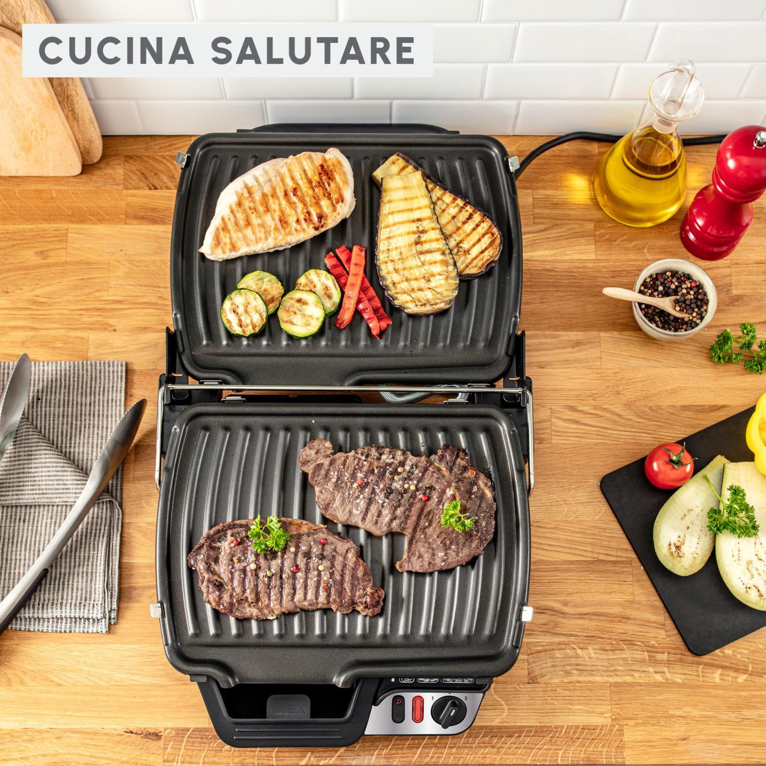 Moulinex UltraCompact Comfort Bistecchiera Elettrica 2000W - immagine 4