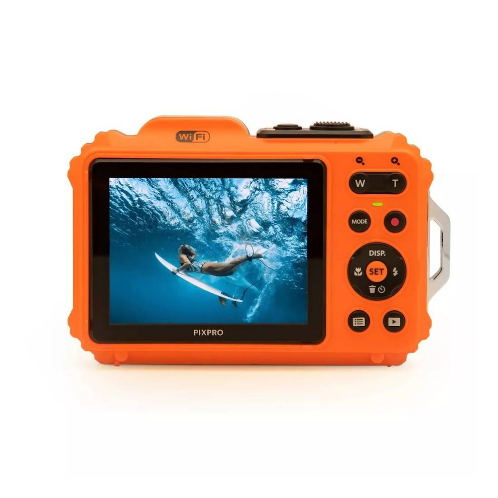 Kodak Pixpro WPZ2 Orange Fotocamera Digitale 16MPX Wi-Fi Waterproof 2 Batterie - immagine 3