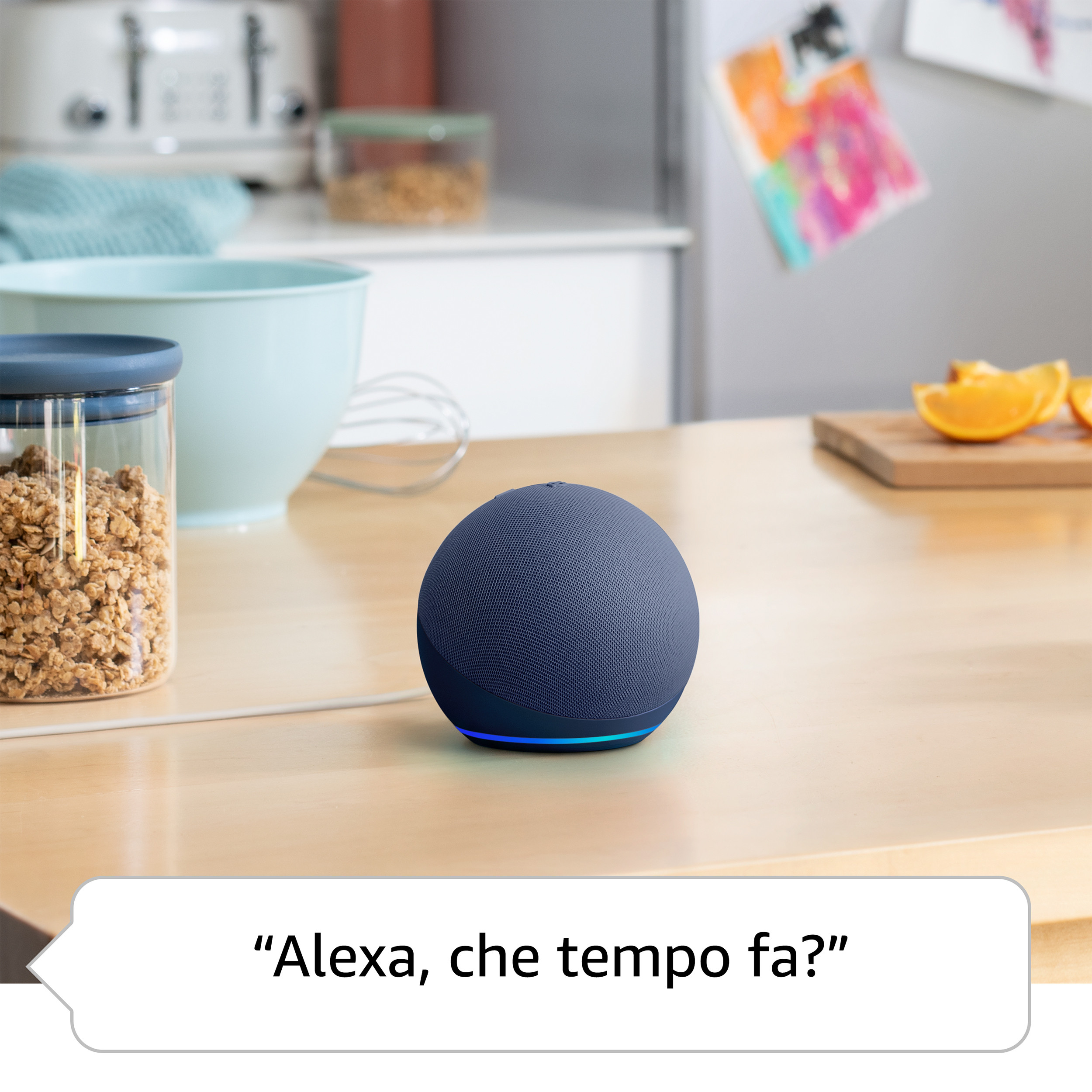 Echo Dot 5 Gen Bianco Altoparlante Intelligente con Alexa Wi-Fi e Bluetooth - immagine 4