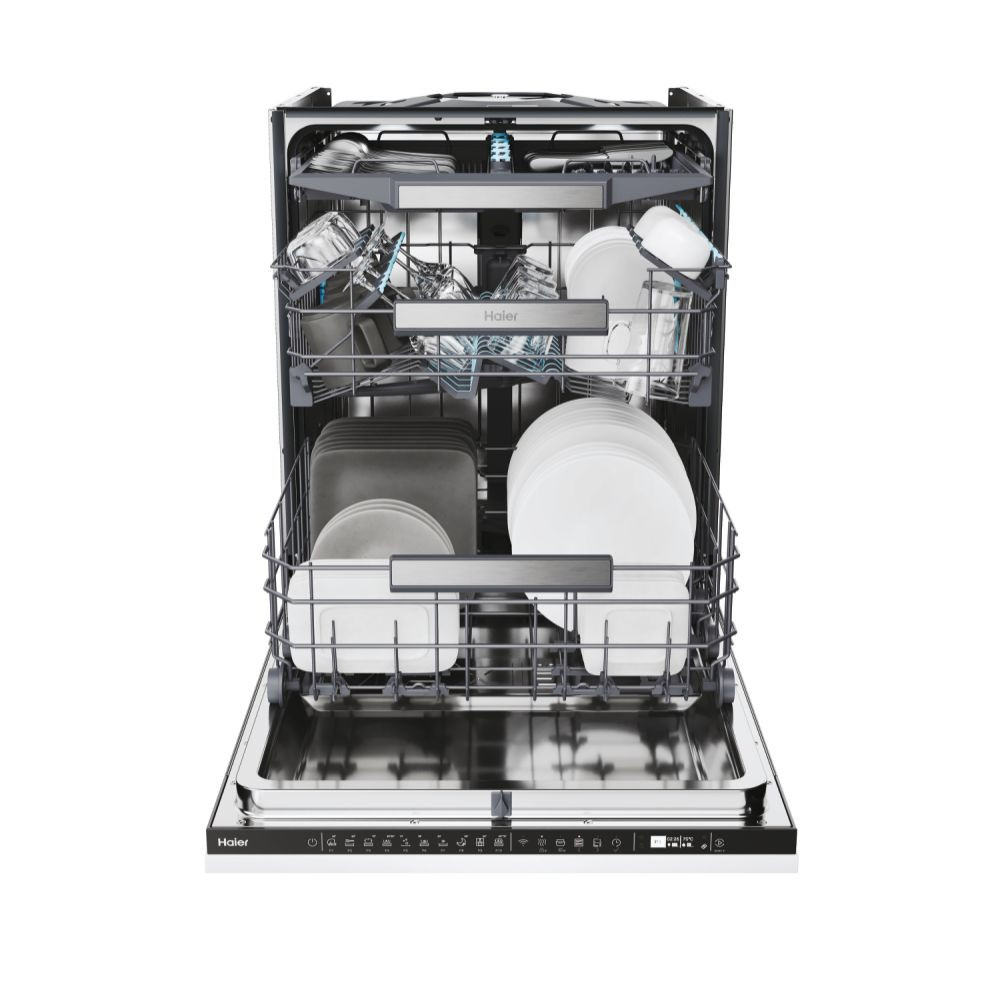 Haier XI4A4M4PB Lavastoviglie Scomparsa Totale 60CM 14 Coperti 3 Cesto - immagine 2