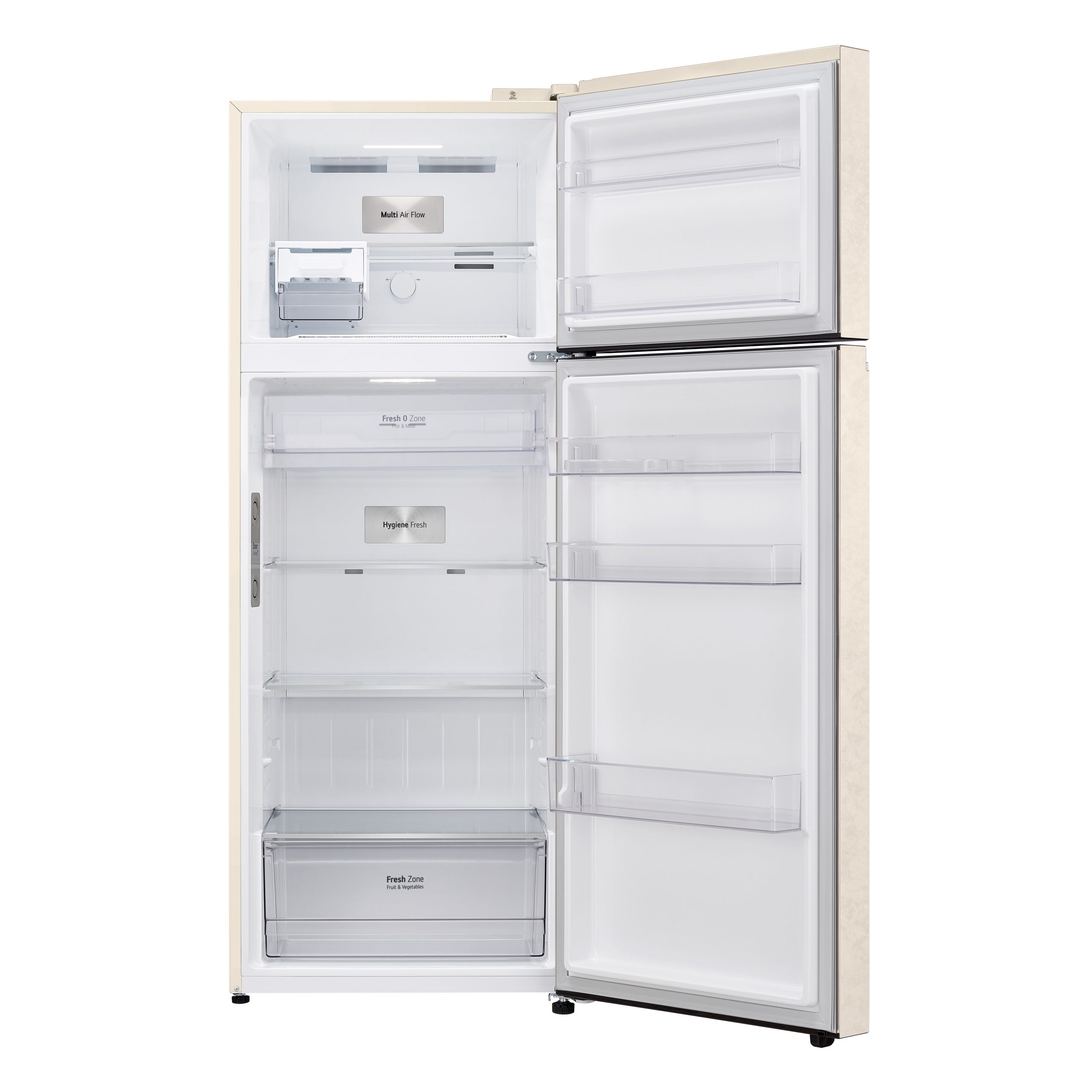 LG GTBV44SEBKD Beige Frigorifero Doppia Porta 493 LT Largo 70CM Nofrost Wi-Fi - immagine 2