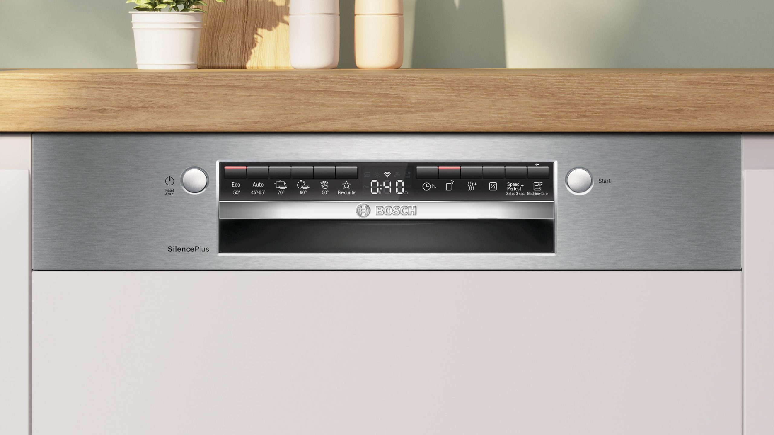 Bosch SMI4ECS28E Lavastoviglie da Incasso con Frontalino 60CM 14 CopertiWi-Fi - immagine 2