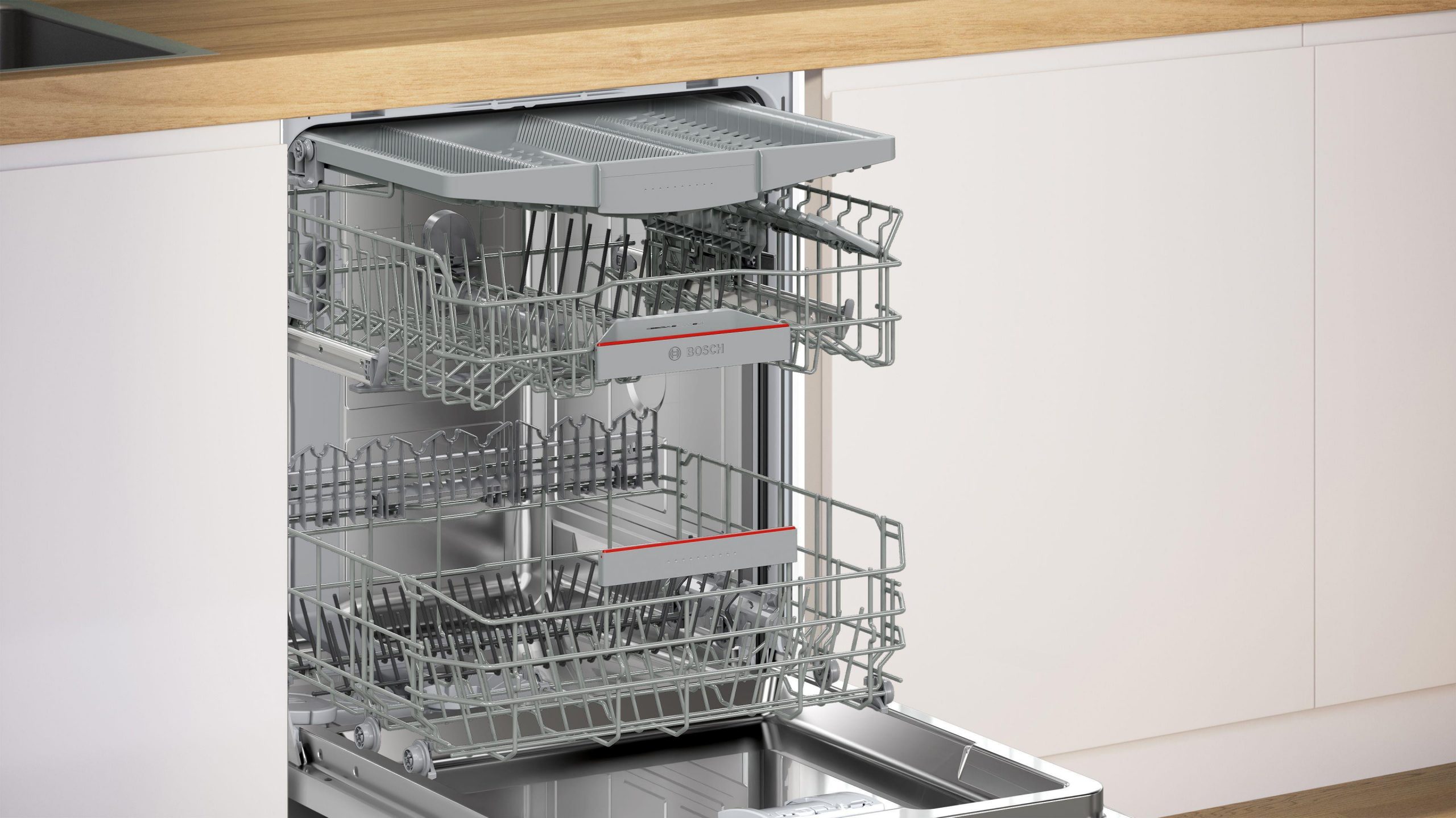 Bosch SMI4ECS28E Lavastoviglie da Incasso con Frontalino 60CM 14 CopertiWi-Fi - immagine 3