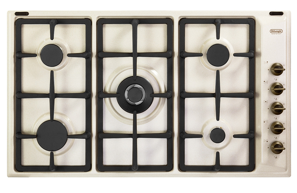 De Longhi AVL59PRO Avena Piano Cottura a Gas 90CM 5 Fuochi Griglie in Ghisa - immagine 2