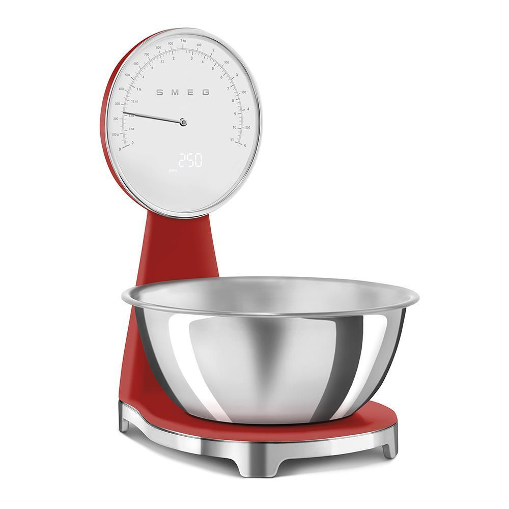 Smeg KSF01RDWW Rosso Bilancia da Cucina Portata Max 5KG Stile Anni 50 - immagine 2