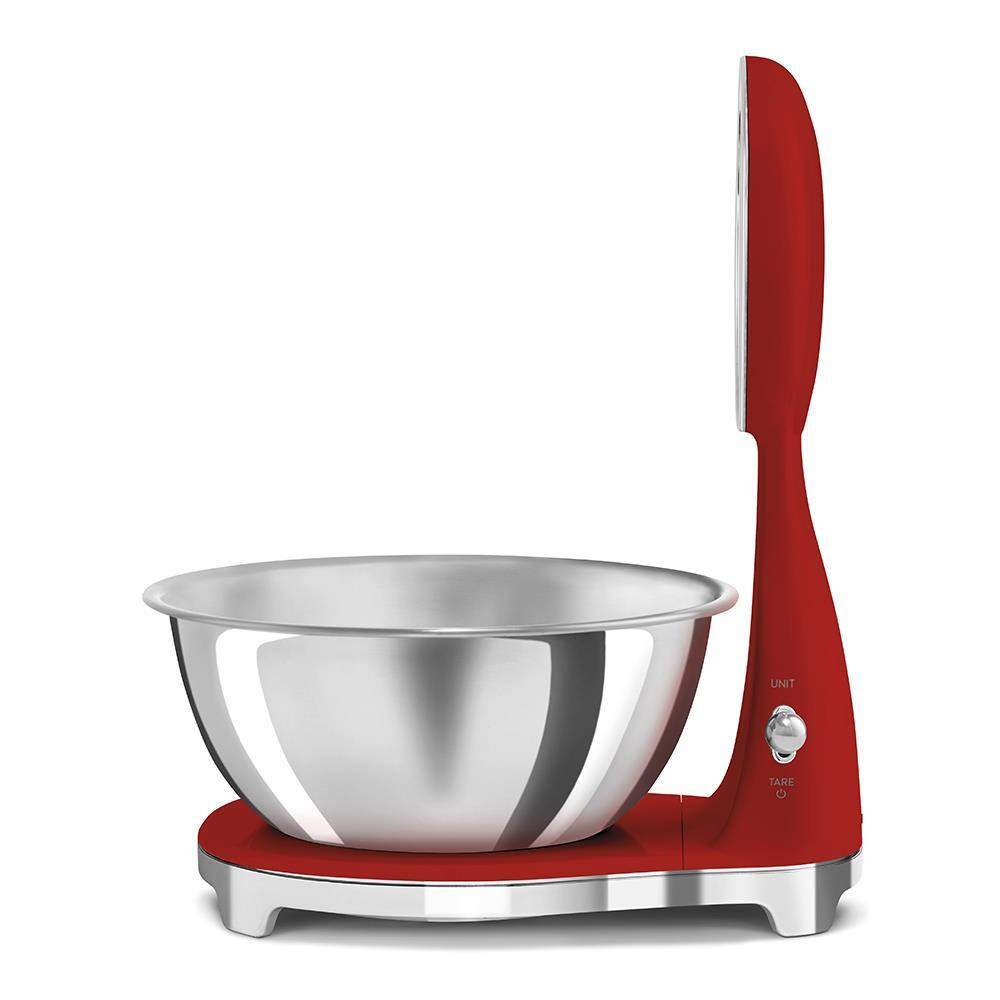Smeg KSF01RDWW Rosso Bilancia da Cucina Portata Max 5KG Stile Anni 50 - immagine 4
