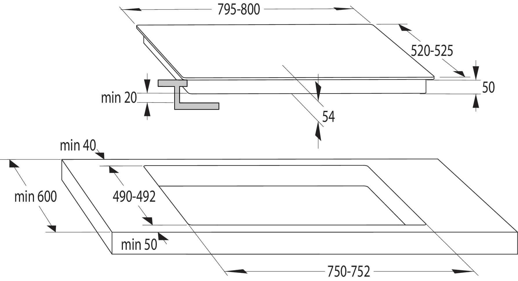 Hisense I8433C Piano Cottura a Induzione 80CM 4 Zone - immagine 5