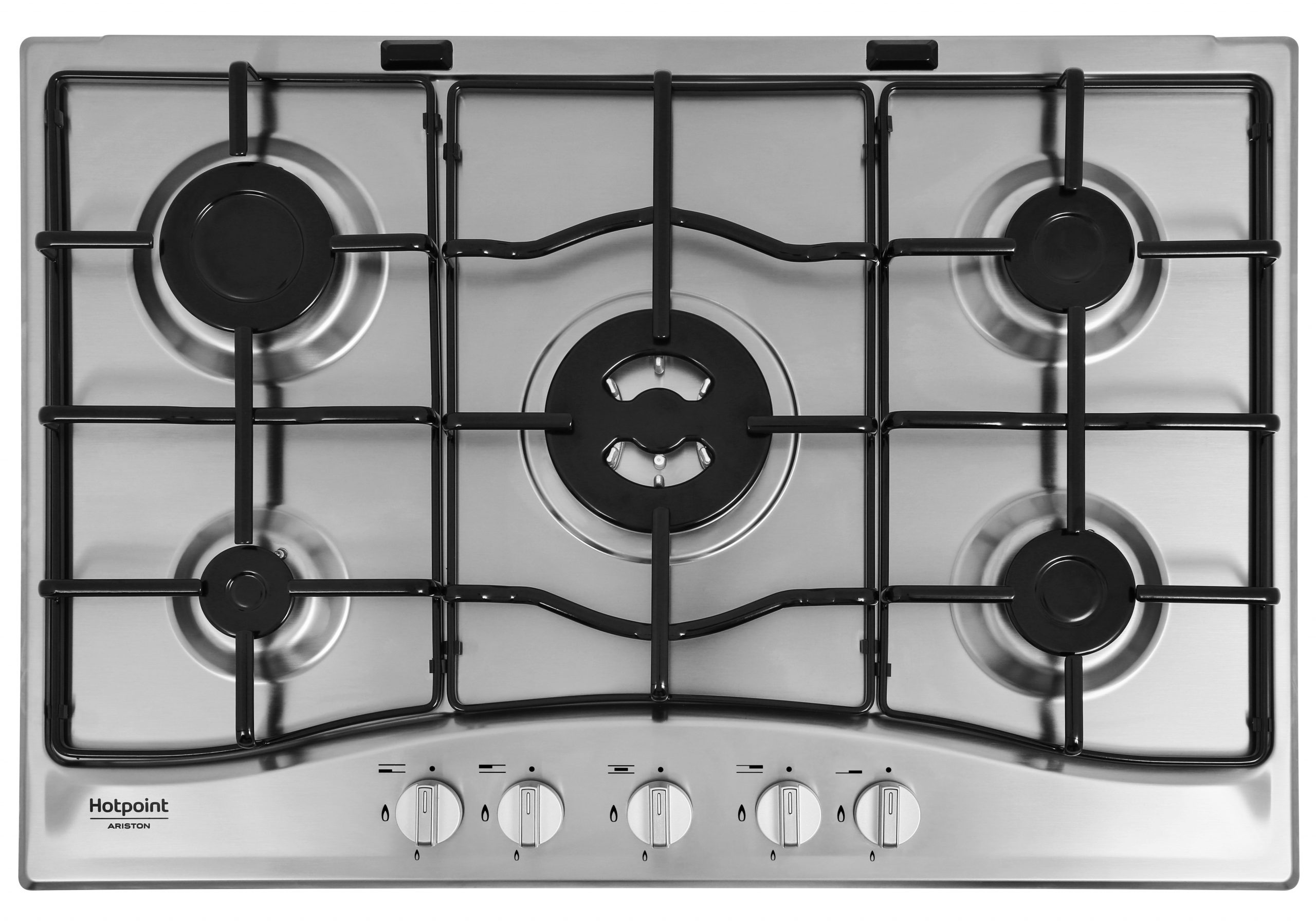 Hotpoint-Ariston PCN752TIXHAR Piano Cottura Gas 75CM 5 Fuochi Griglie Smaltate - immagine 2