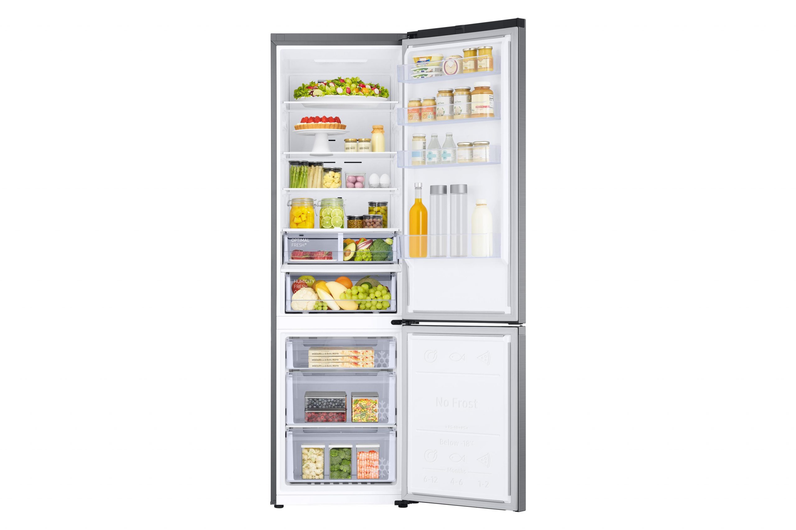 Samsung RB38C607AS9EF Inox Frigorifero Combinato 387LT Alto 2MT Nofrost Wi-Fi - immagine 2