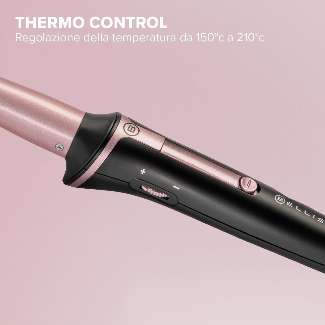 Imetec Bellissima Iconic Curls Ferro Arricciacapelli Conico Rivestito Ceramica - immagine 5