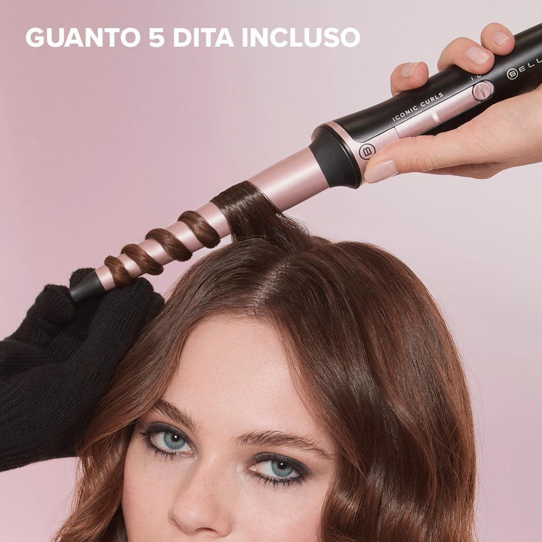 Imetec Bellissima Iconic Curls Ferro Arricciacapelli Conico Rivestito Ceramica - immagine 6