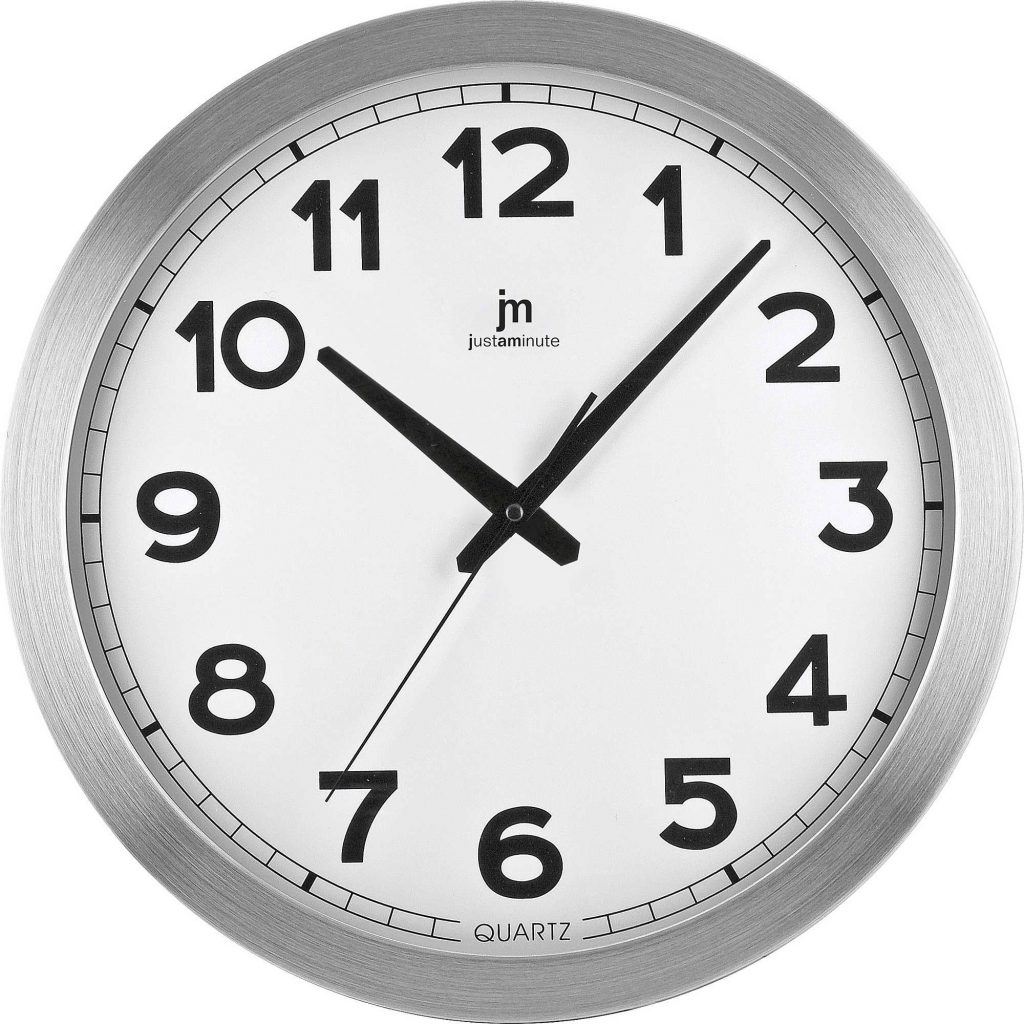 Lowell 14930 Orologio da Parete in Alluminio Diametro 40CM