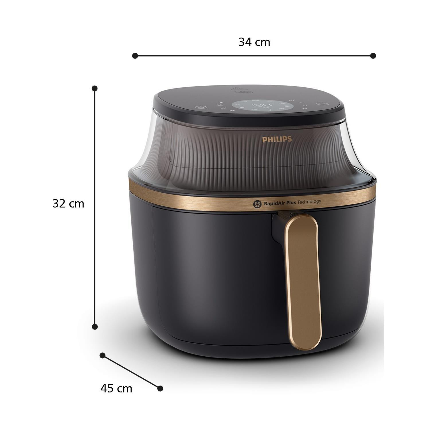 Philips NA342 Friggitrice ad Aria 2000W 7.2LT - immagine 2