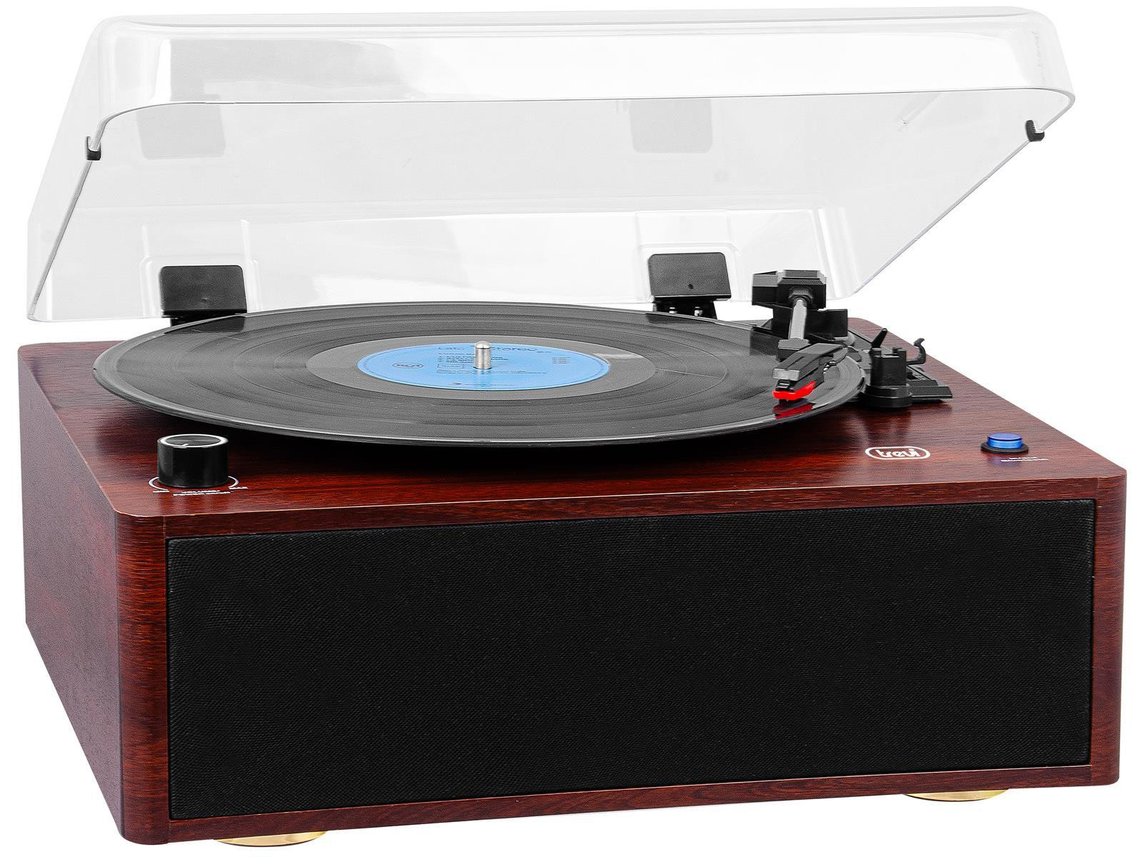 Trevi TT 1030 BT Giradischi Wireless 33-45 Giri Corpo in Legno - immagine 2