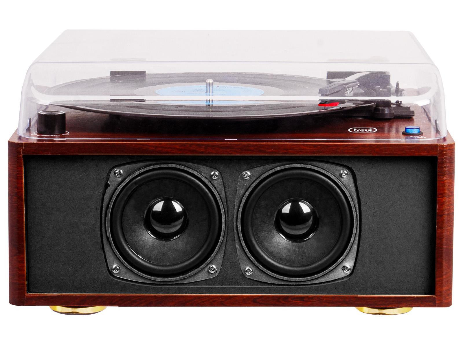Trevi TT 1030 BT Giradischi Wireless 33-45 Giri Corpo in Legno - immagine 4