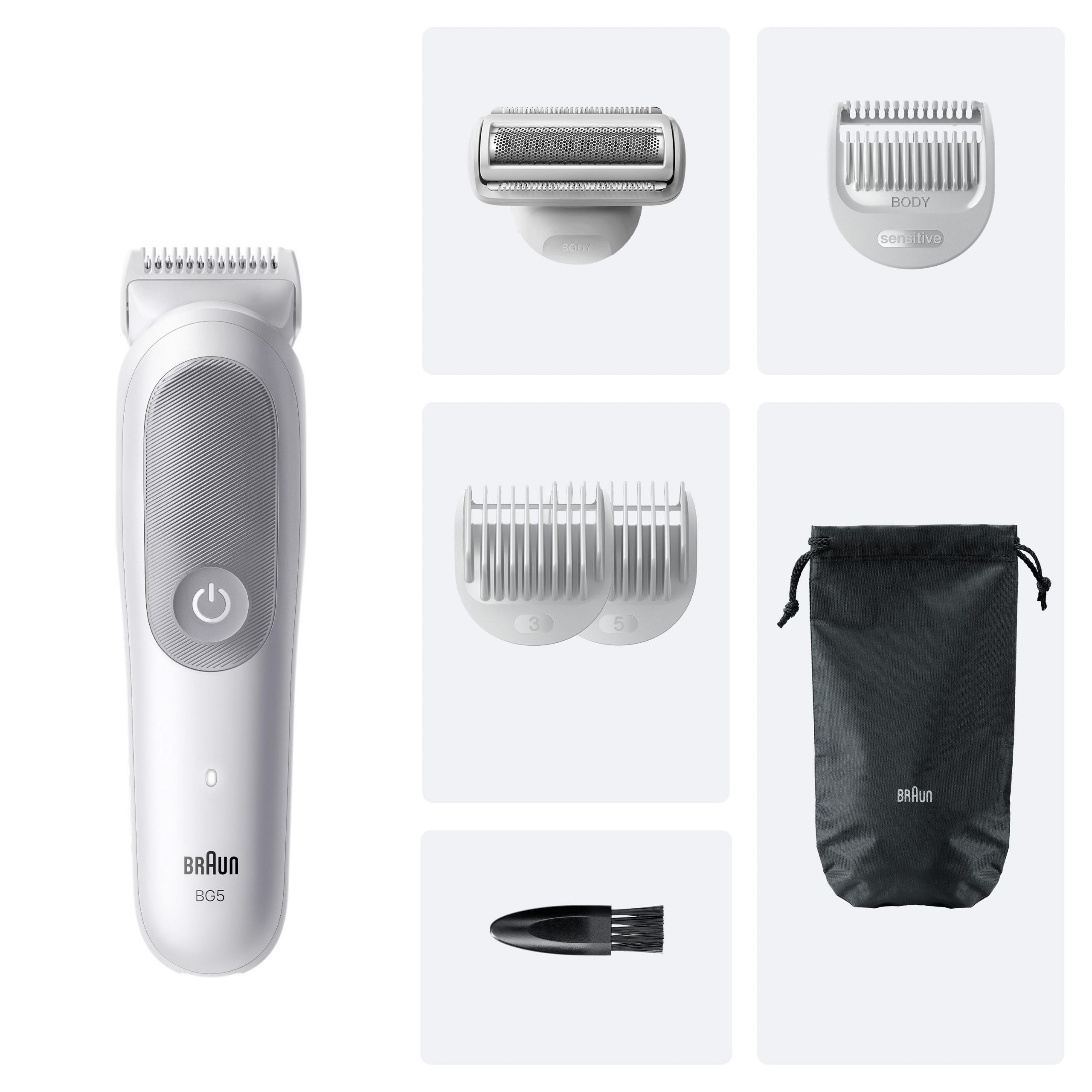 Braun Body Groomer Series 5 BG5550 Depilatore Corpo Uomo Ricaricabile - immagine 3