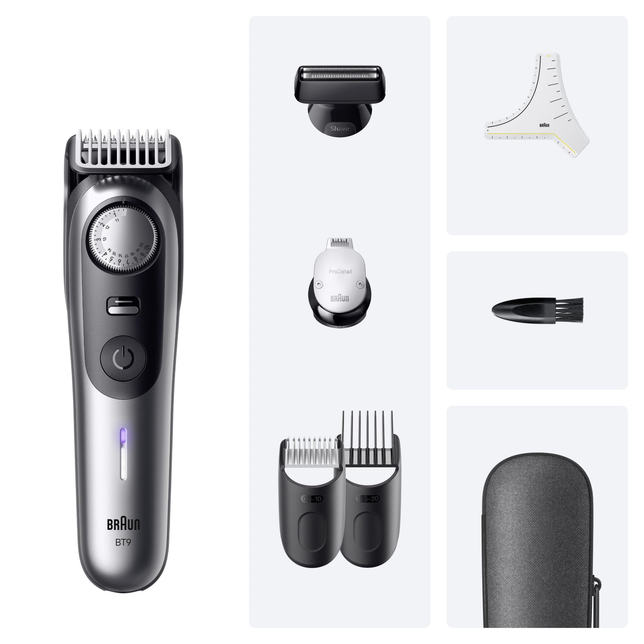 Braun BT9520 Regolabarba Ricaricabile con Accessori - immagine 2
