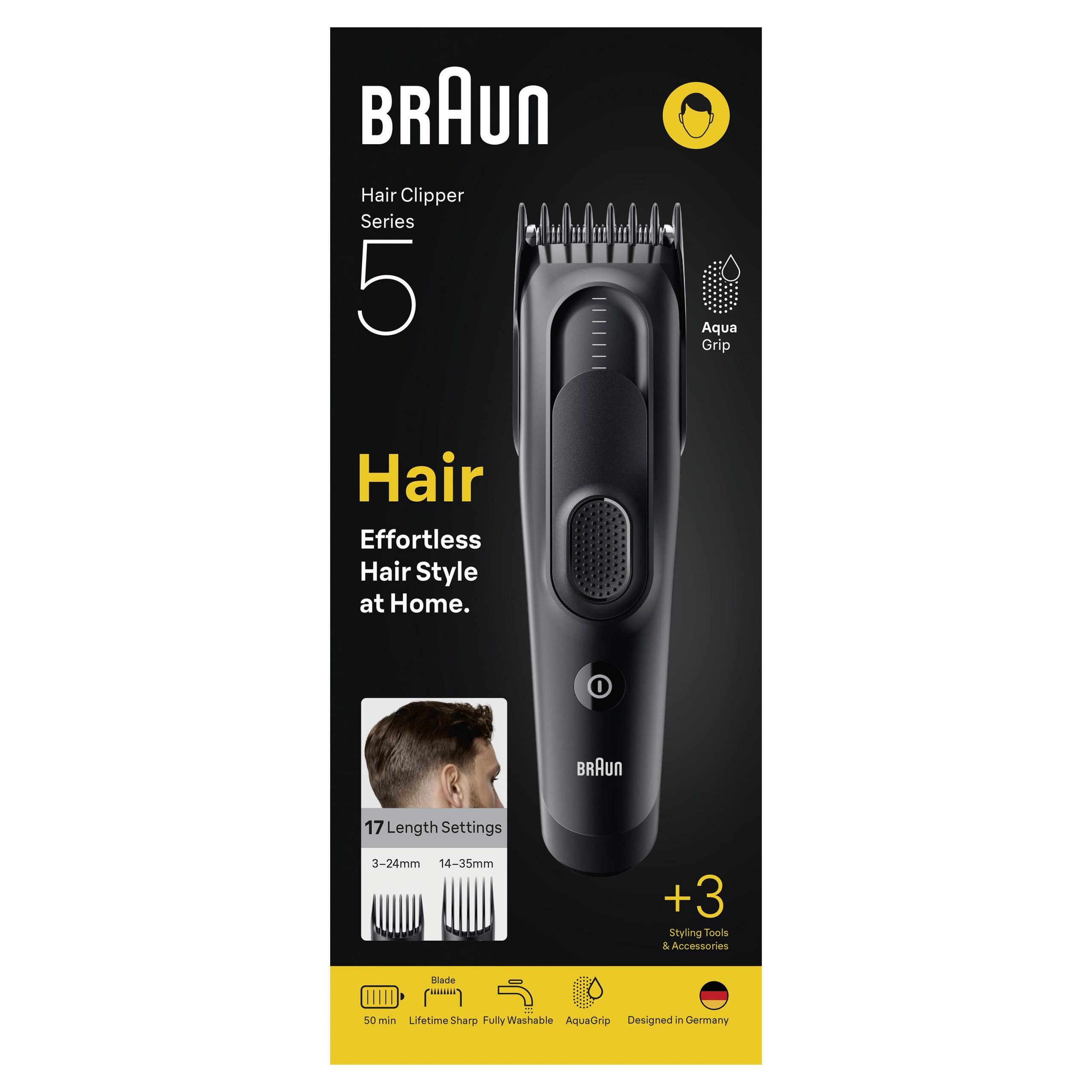Braun HC5530 Regolacapelli Ricaricabile con Accessori - immagine 3