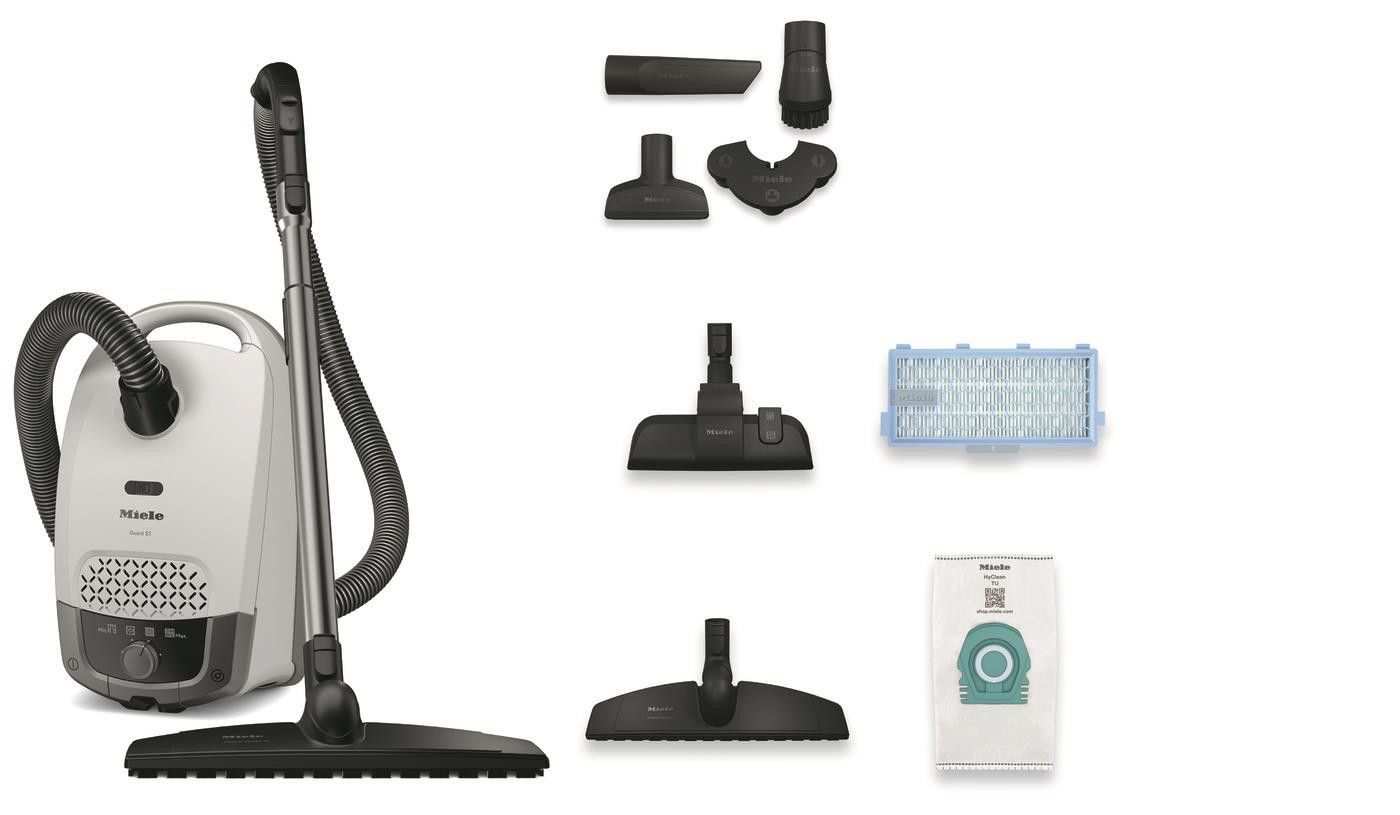 Miele Guard S1 Parquet Xl Bianco Brillante Aspirapolvere con Sacco 890W 3.5LT - immagine 5