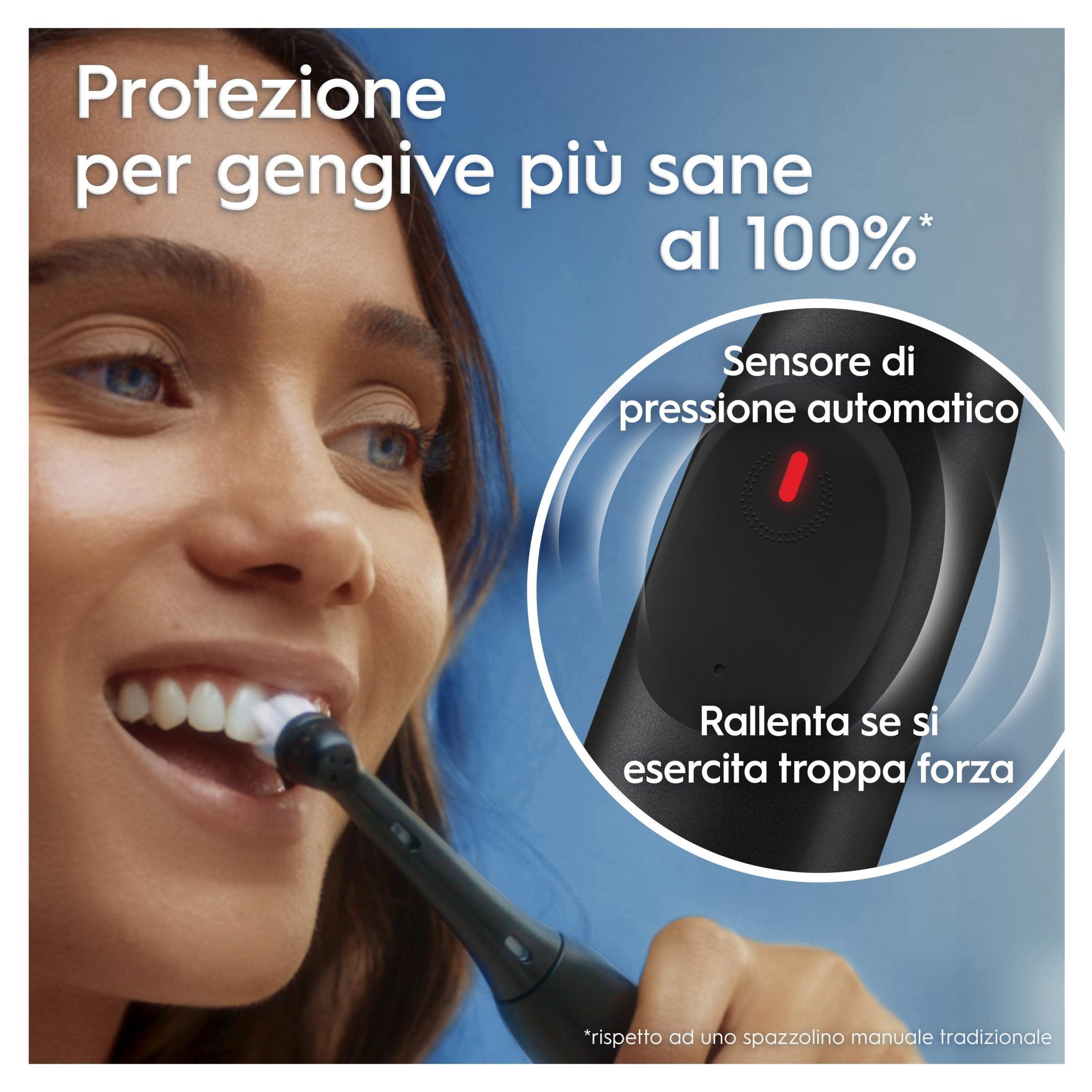 Oral-B iO 2 Clean and Care Black Spazzolino Elettrico con Testina Gentlecare - immagine 3