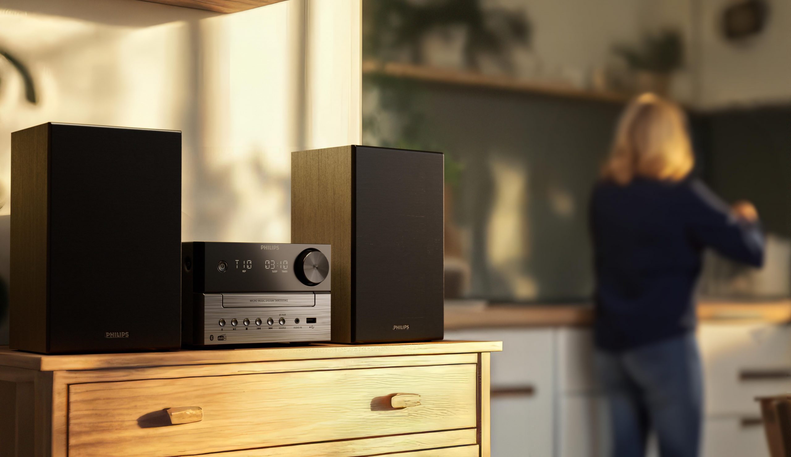 Philips TAM3505M2 Micro Hi-Fi 20W CD-MP3 USB e Radio DAB - immagine 6