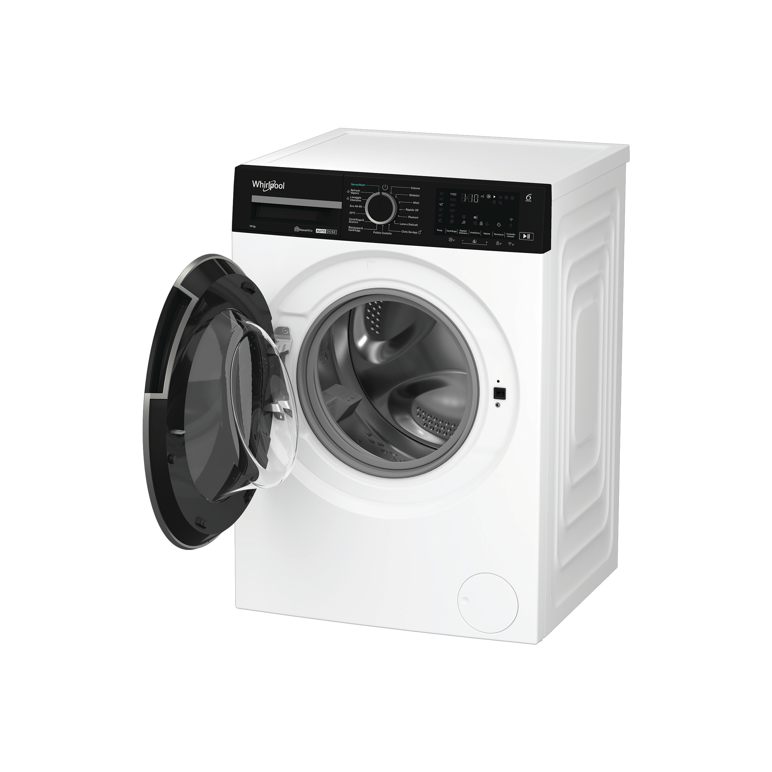 Whirlpool WPM07WADSIT Lavatrice Carica Frontale 10KG 1400Giri Wi-Fi con Autodose - immagine 2