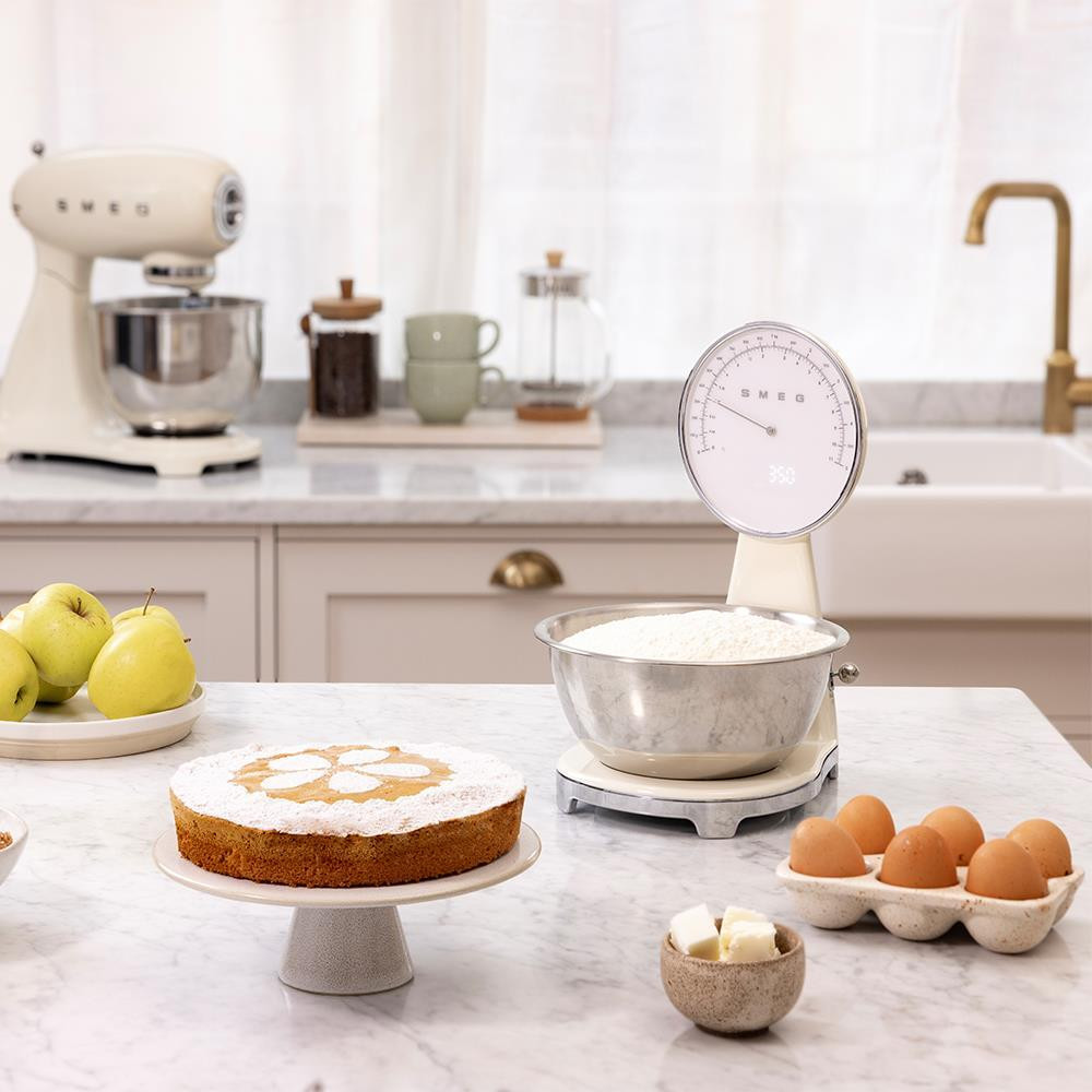 Smeg KSF01CRWW Panna Bilancia da Cucina Portata Max 5KG Stile Anni 50 - immagine 6