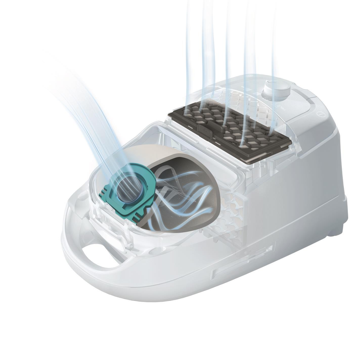 Miele HyClean Pure TU Confezione 4 Sacchetti e 1 Filtro per Guard L1 e Guard S1 - immagine 4